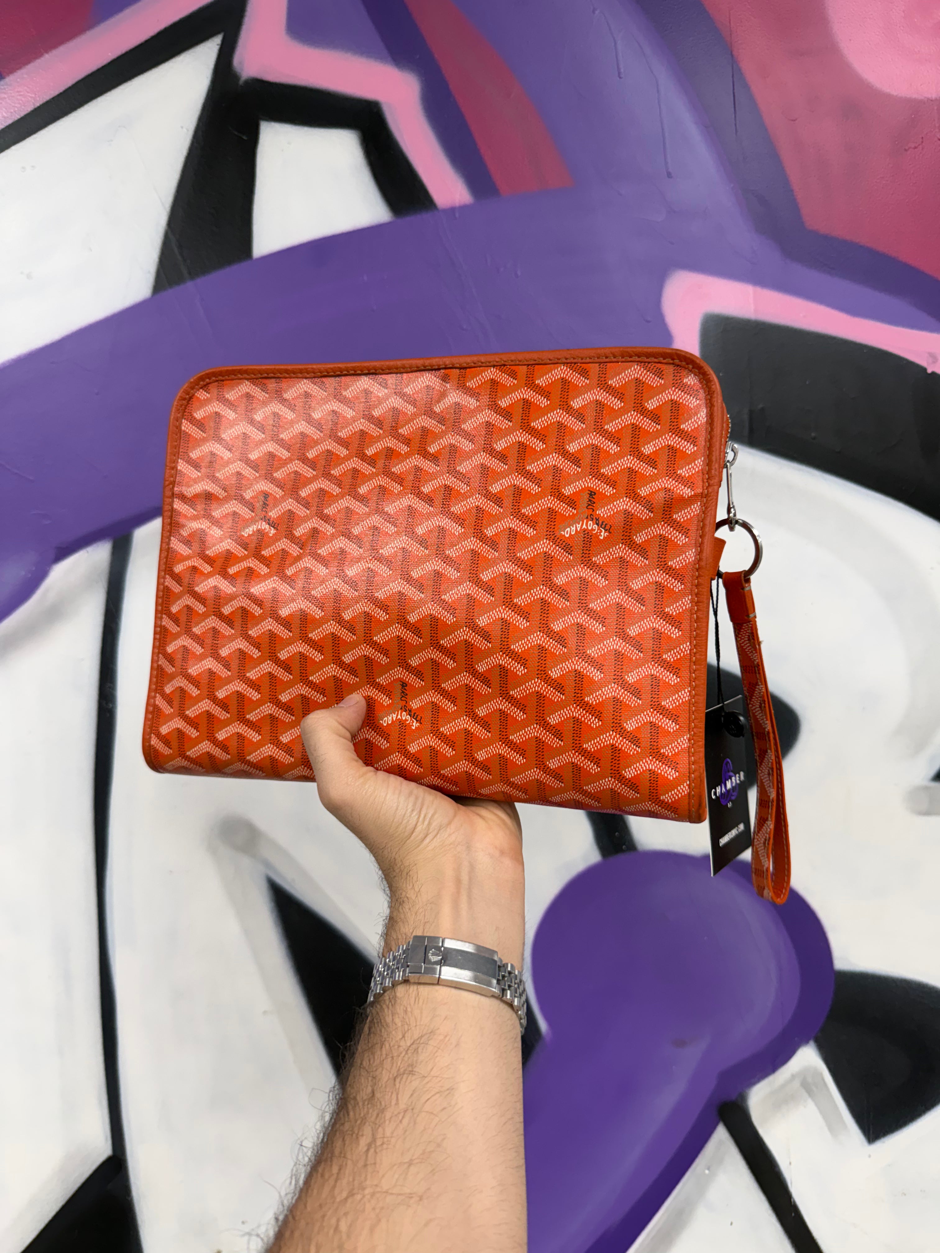 Goyard Orange Jouvence (With Lanyard) Bag