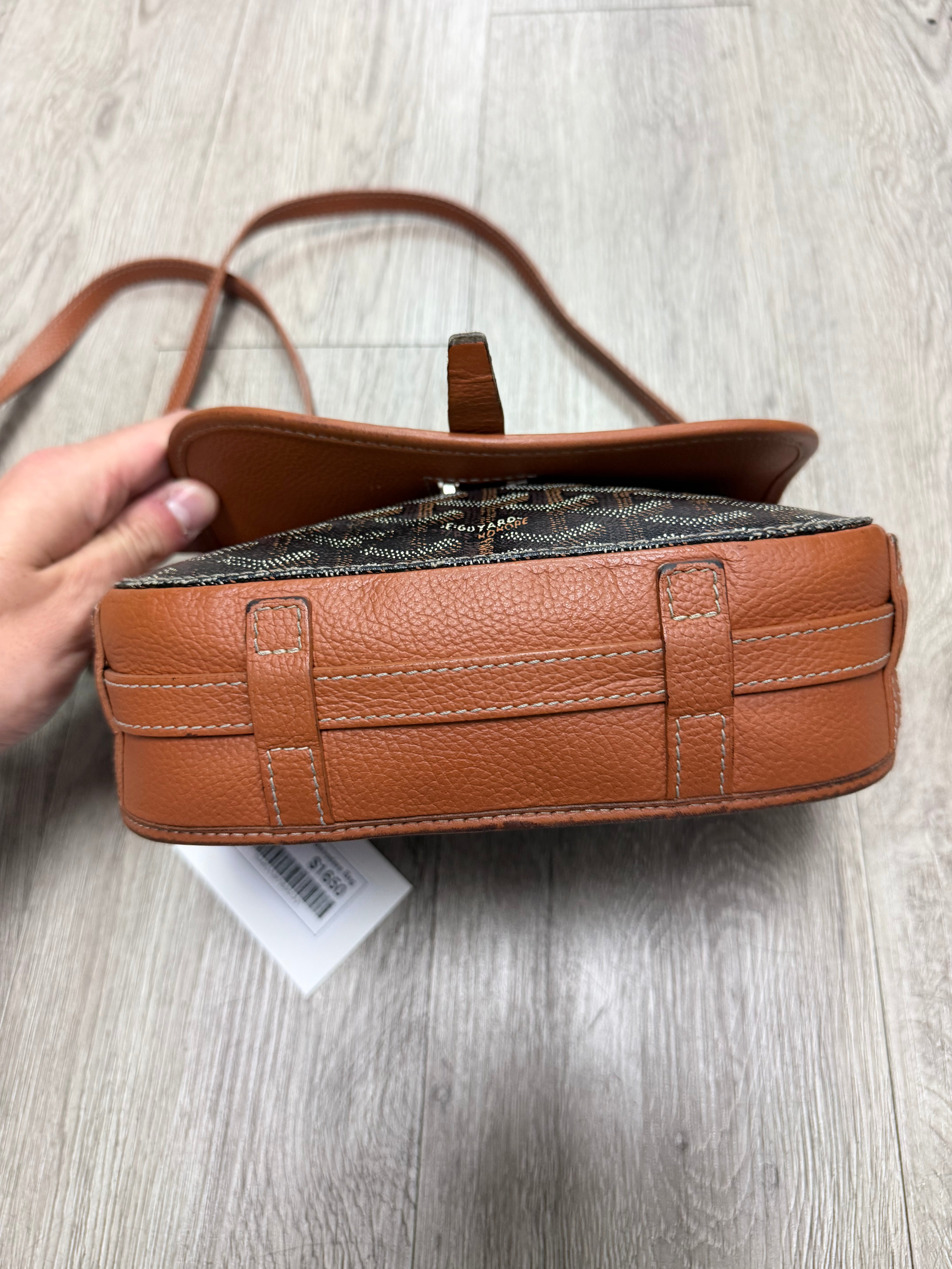 Goyard Brown Belvedere Bag