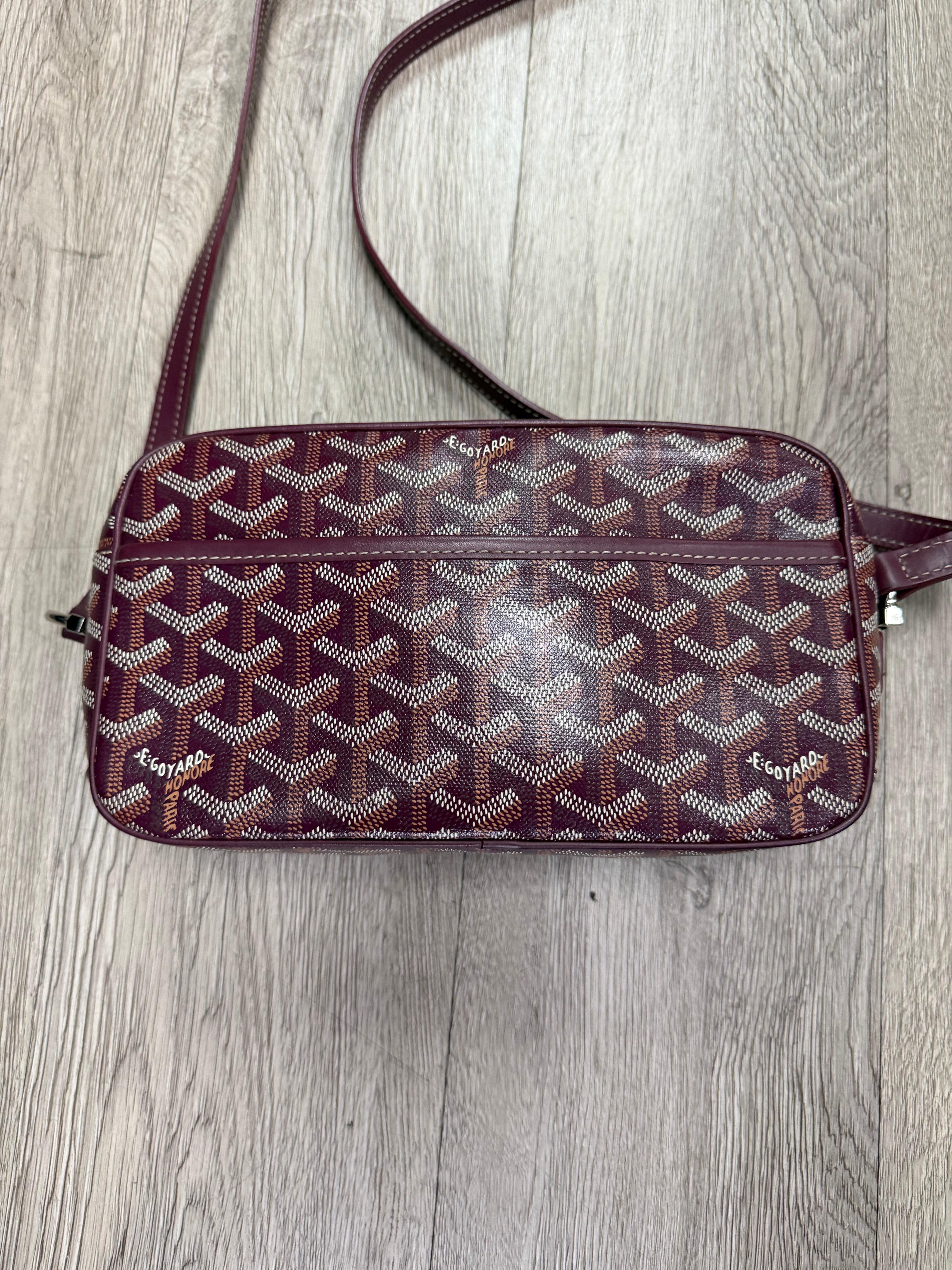Goyard Burgundy Cap Vert Bag