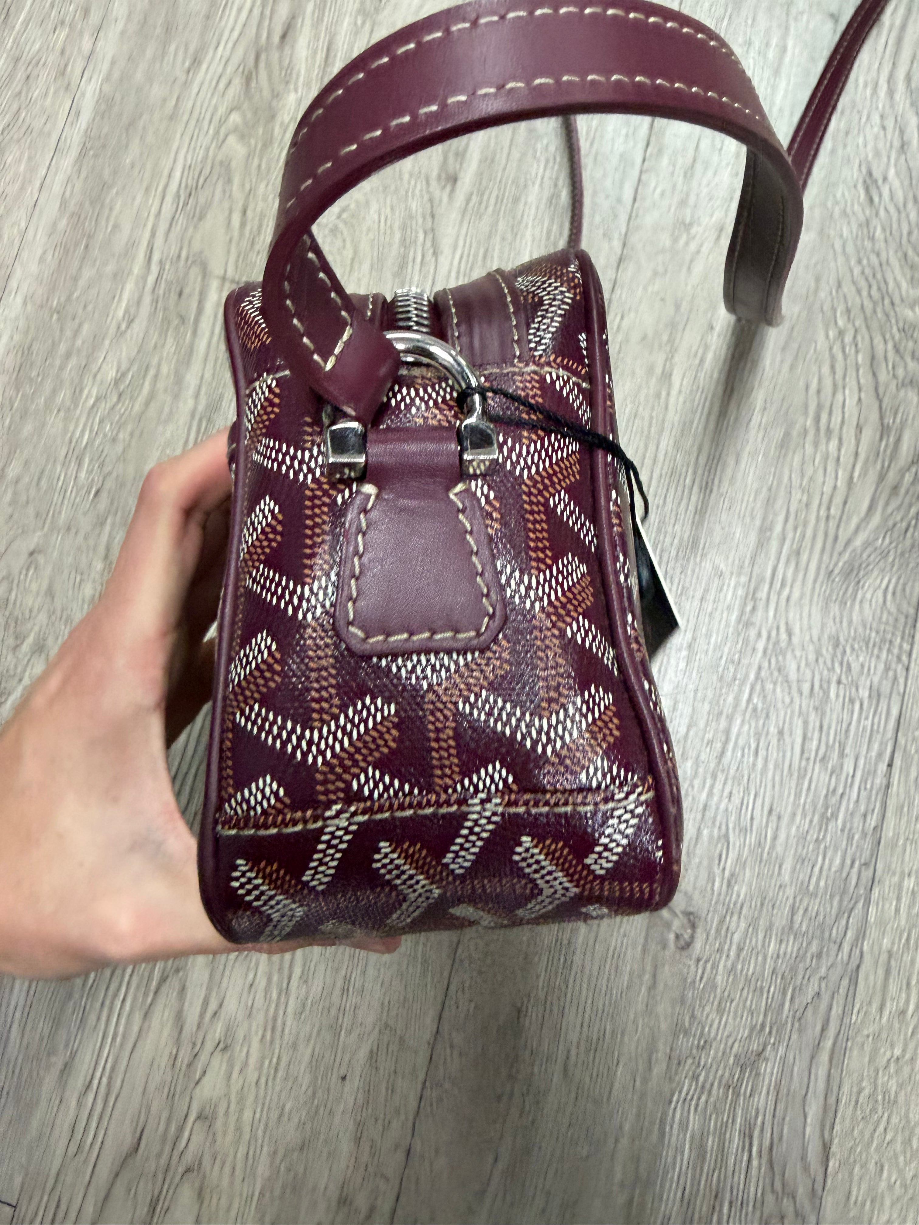 Goyard Burgundy Cap Vert Bag