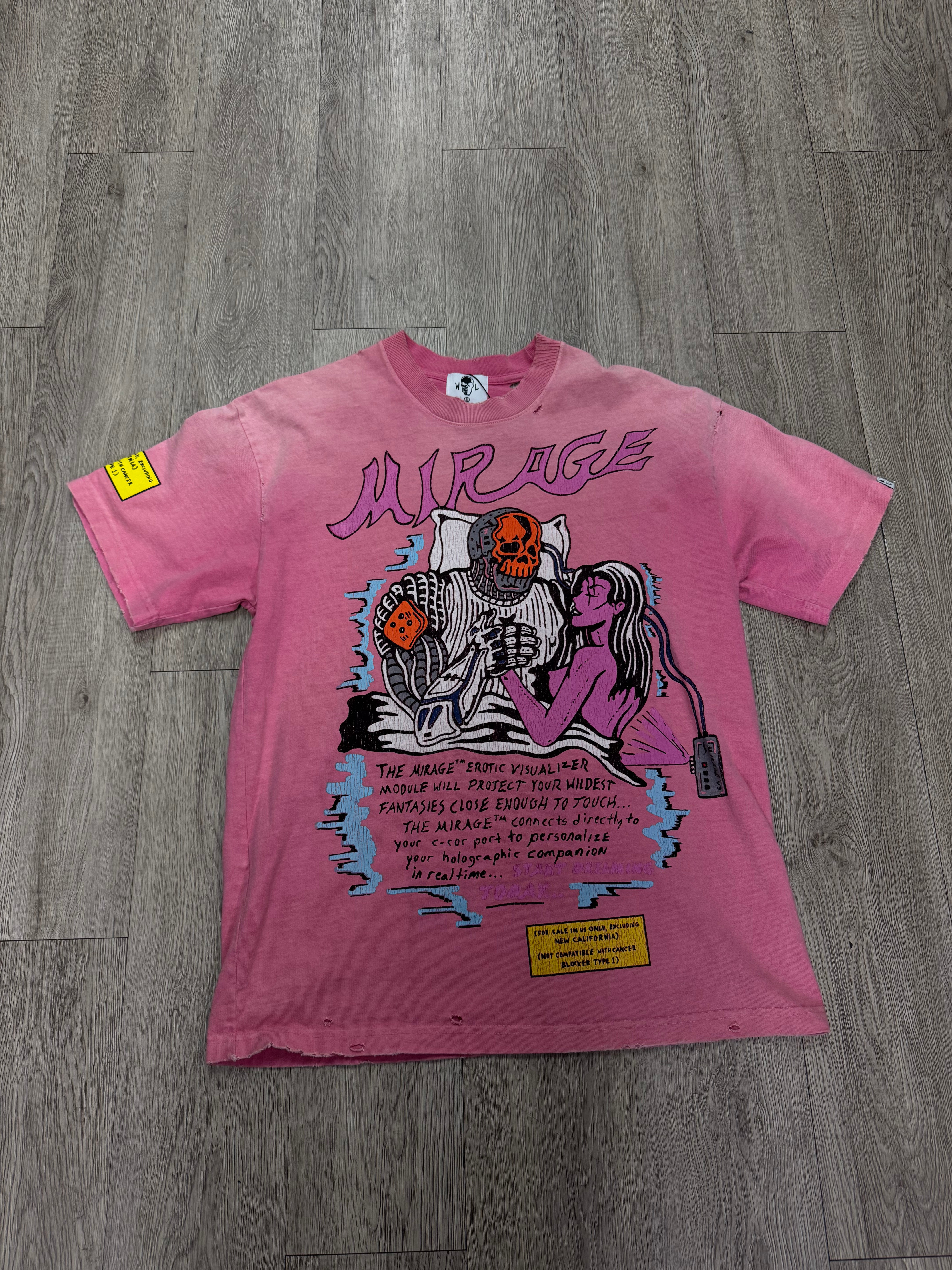 Warren Lotas Pink Mirage Tee
