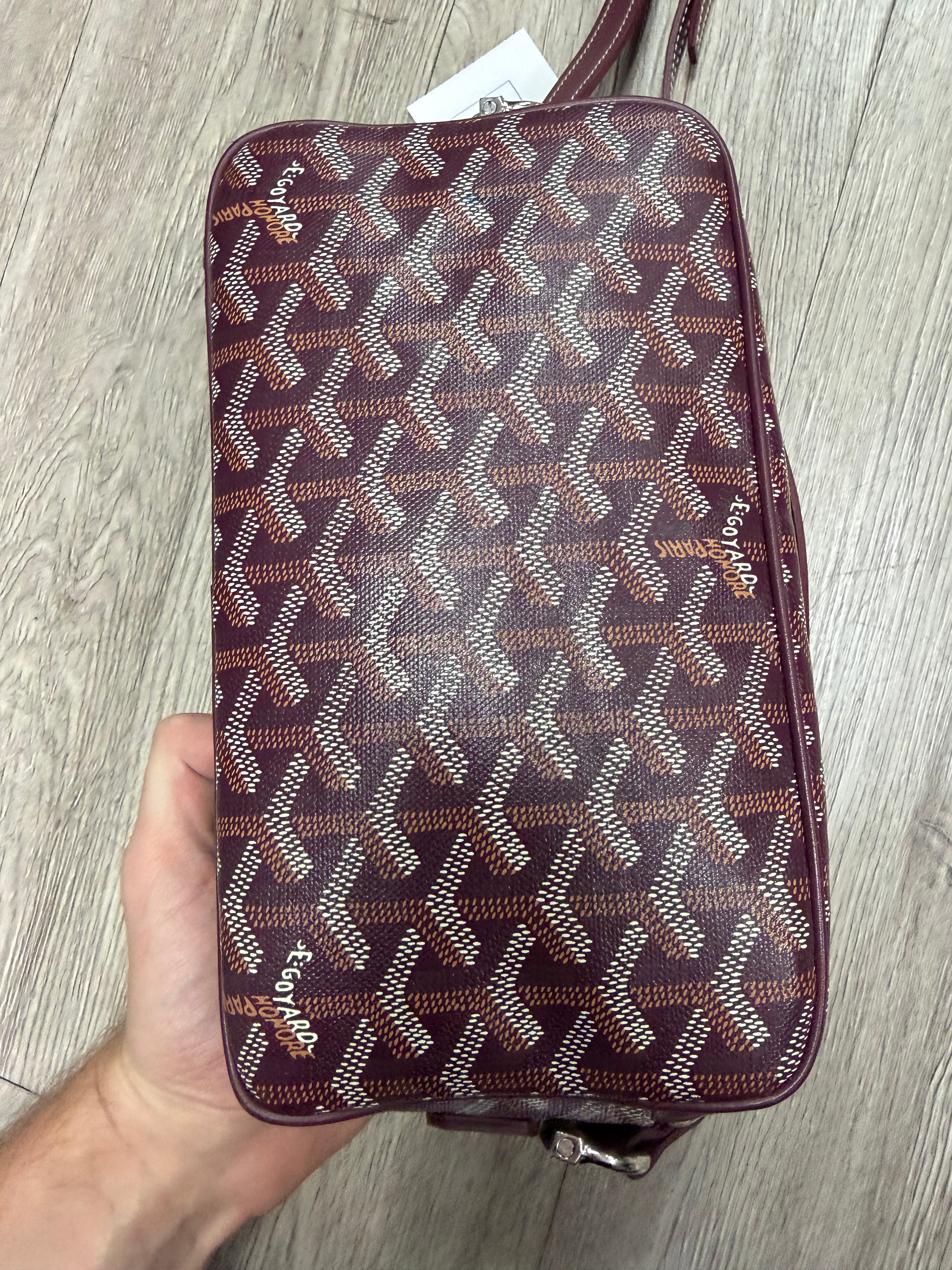 Goyard Burgundy Cap Vert Bag