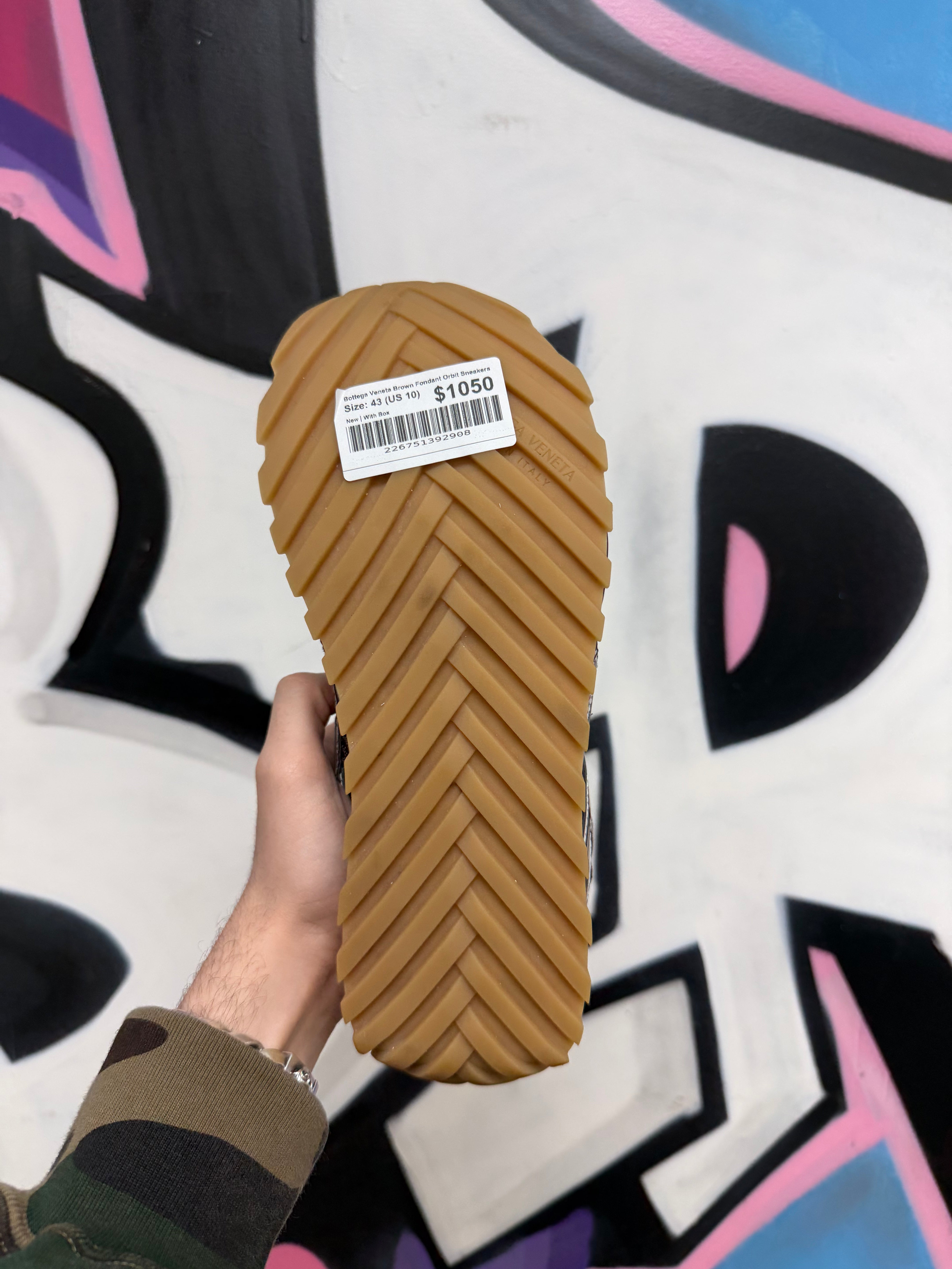 Bottega Veneta Brown Fondant Orbit Sneakers