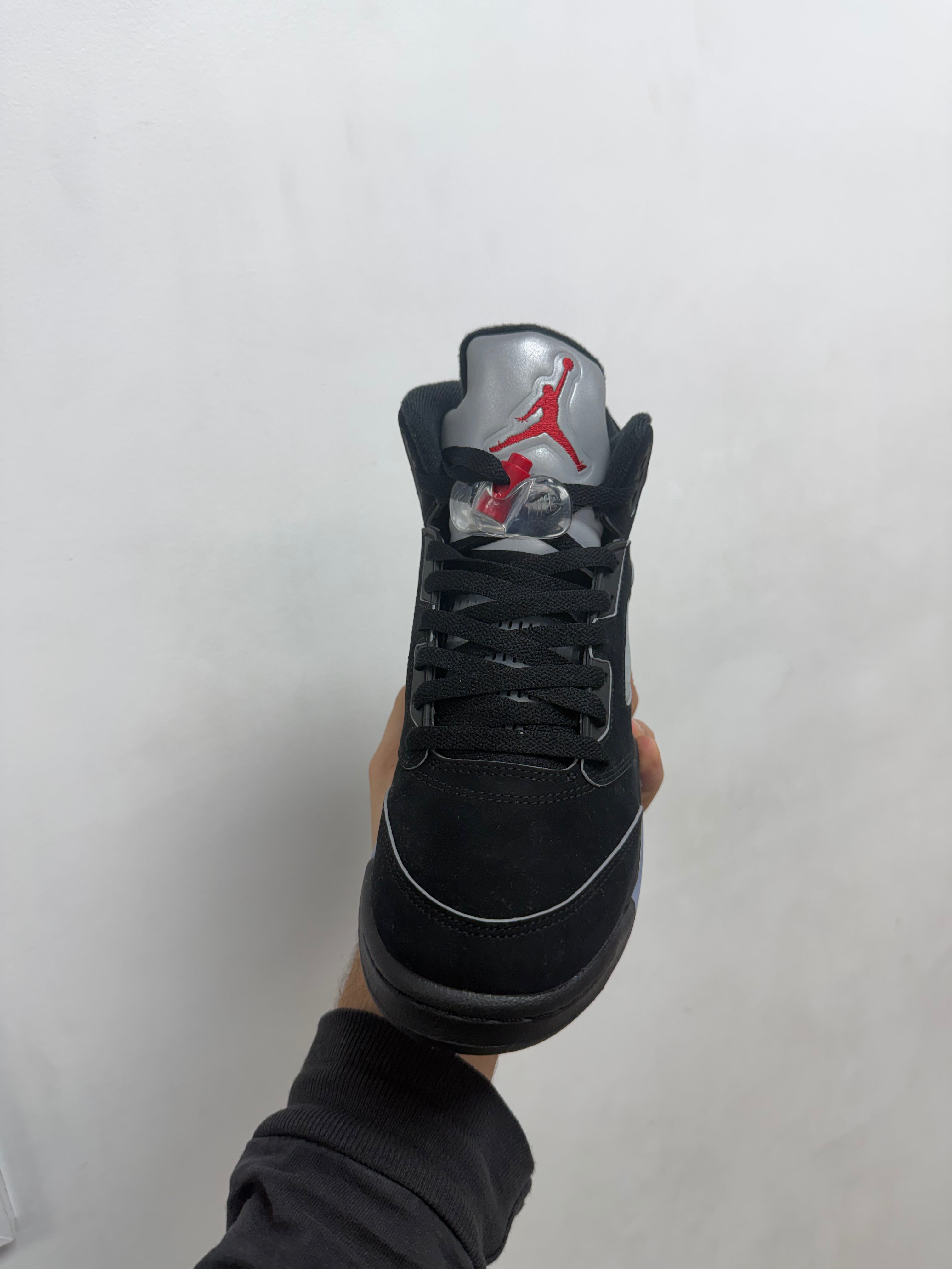 Jordan 5 Black Metallic Sneakers