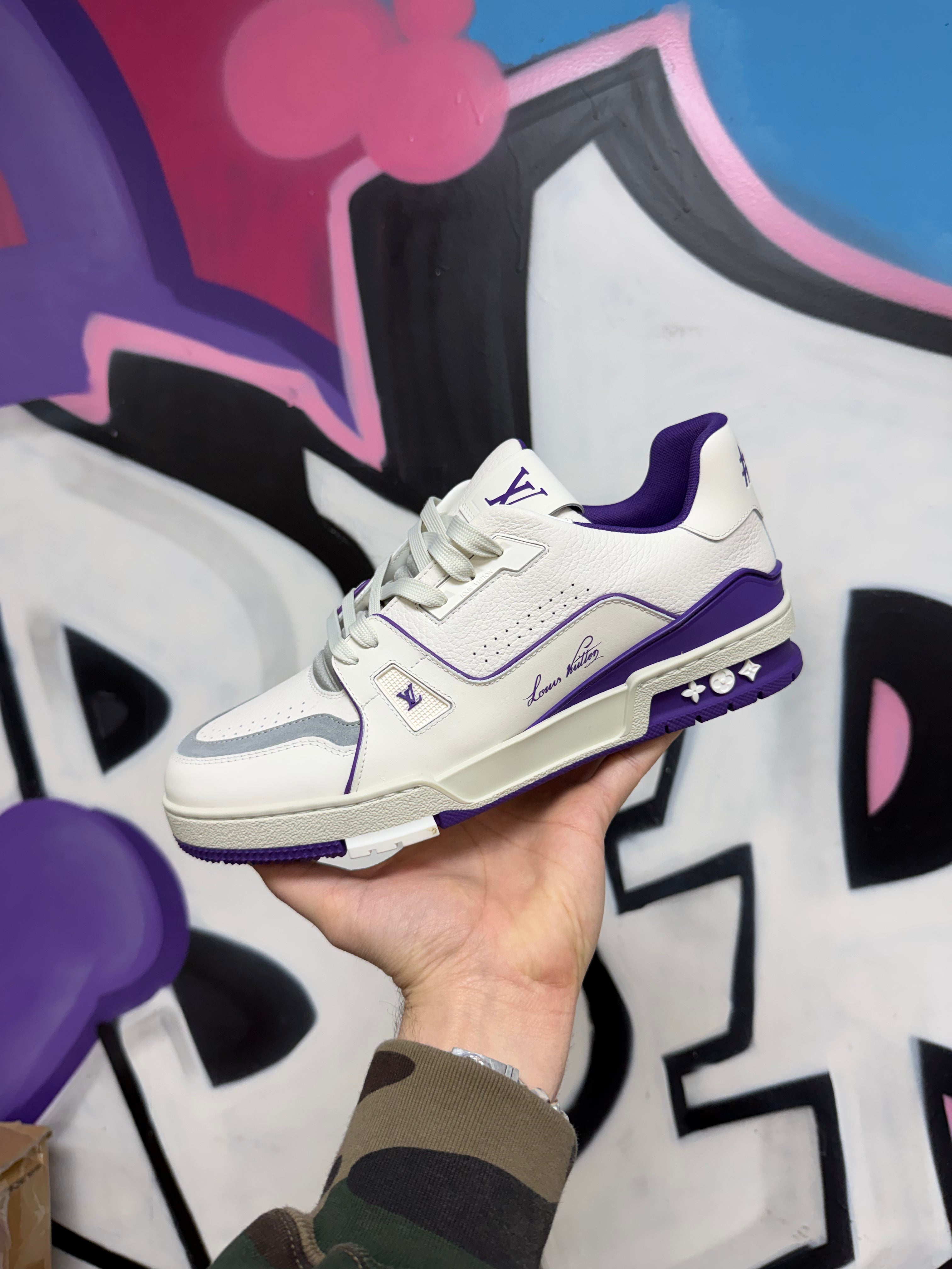 Louis Vuitton Purple #54 Trainer Sneakers