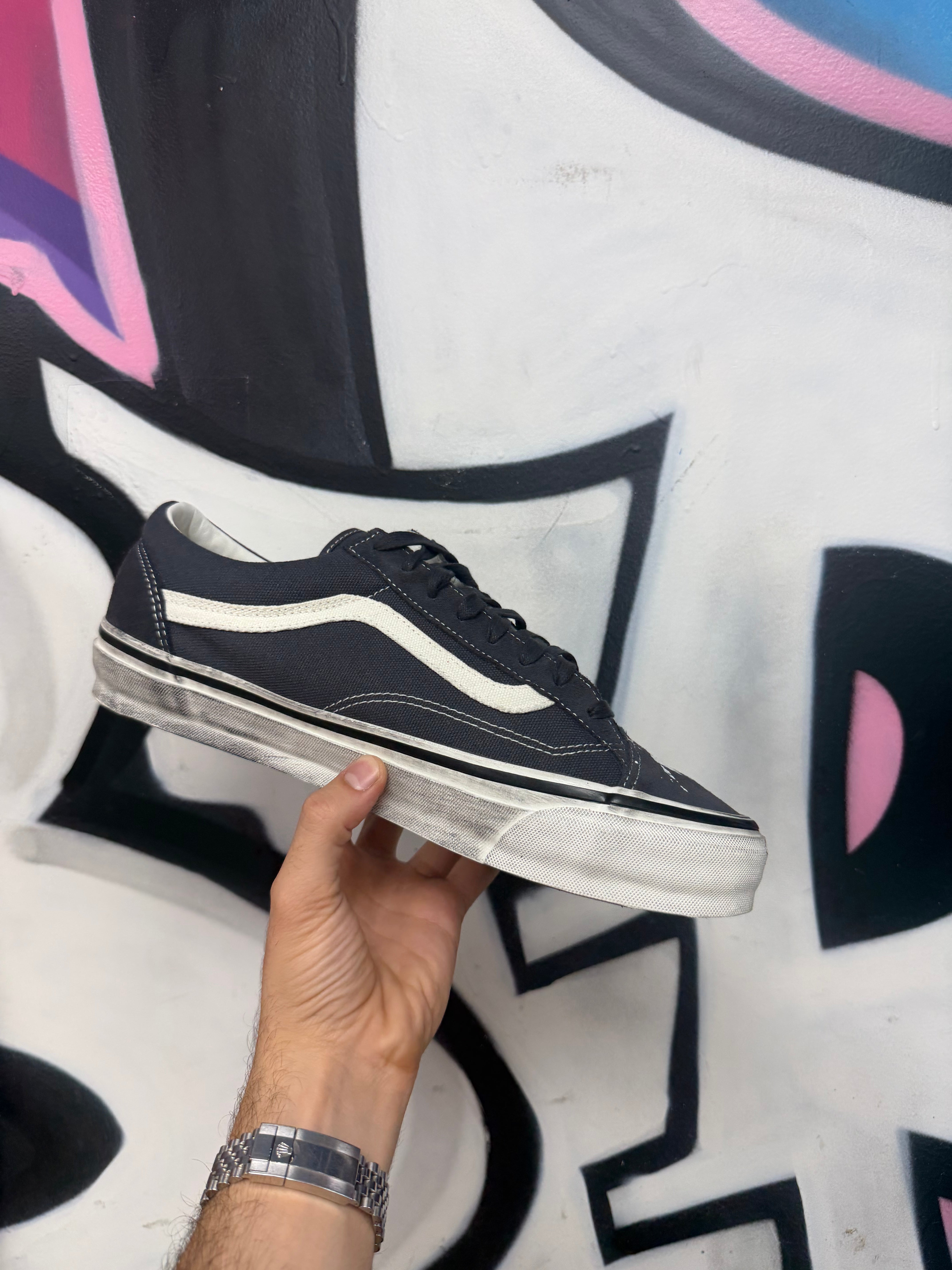 Vans Old Skool 36 Paint Splatter Charcoal Grey Sneakers
