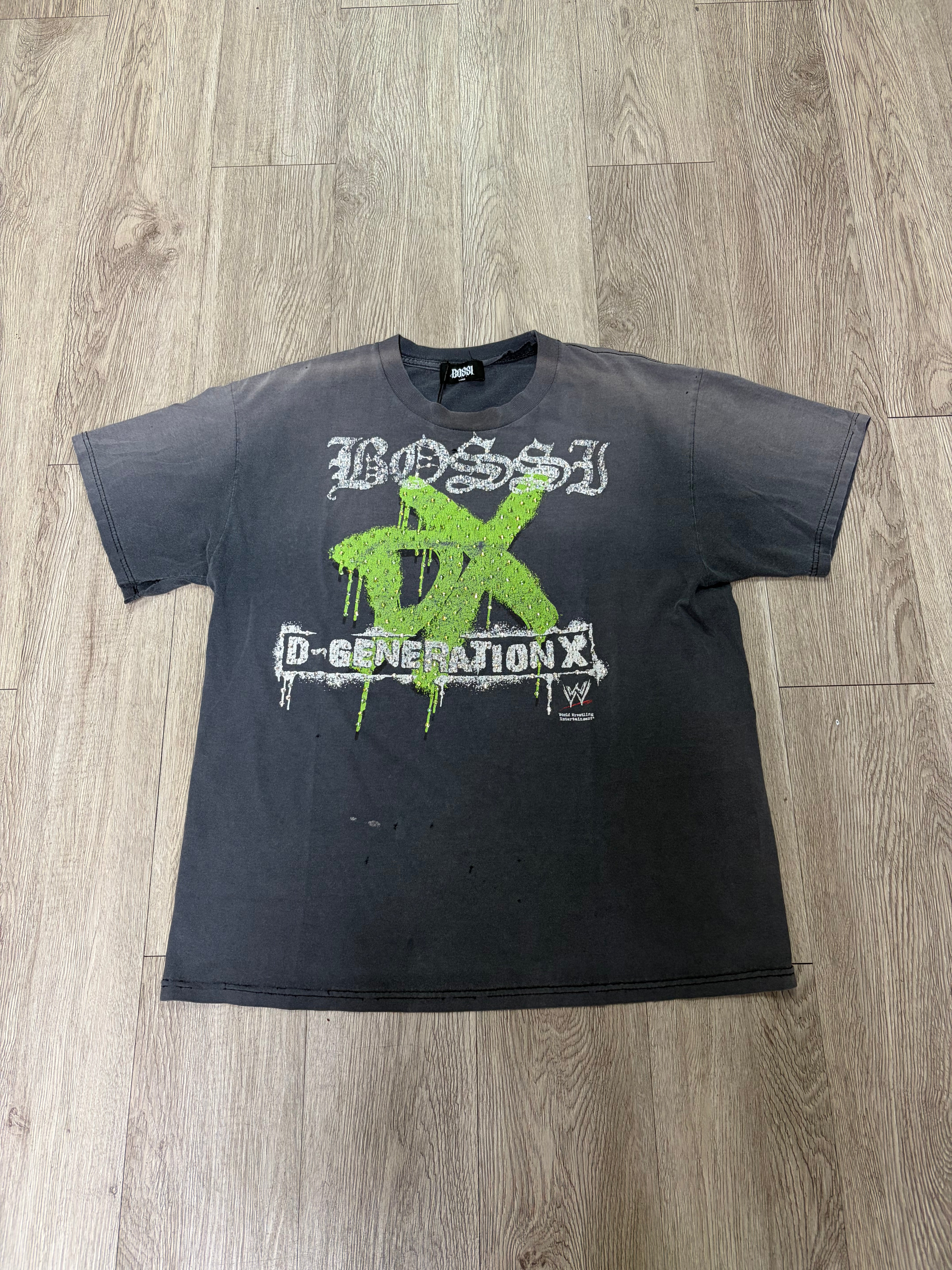 Bossi Grey D-Generation X Rhinestone Tee