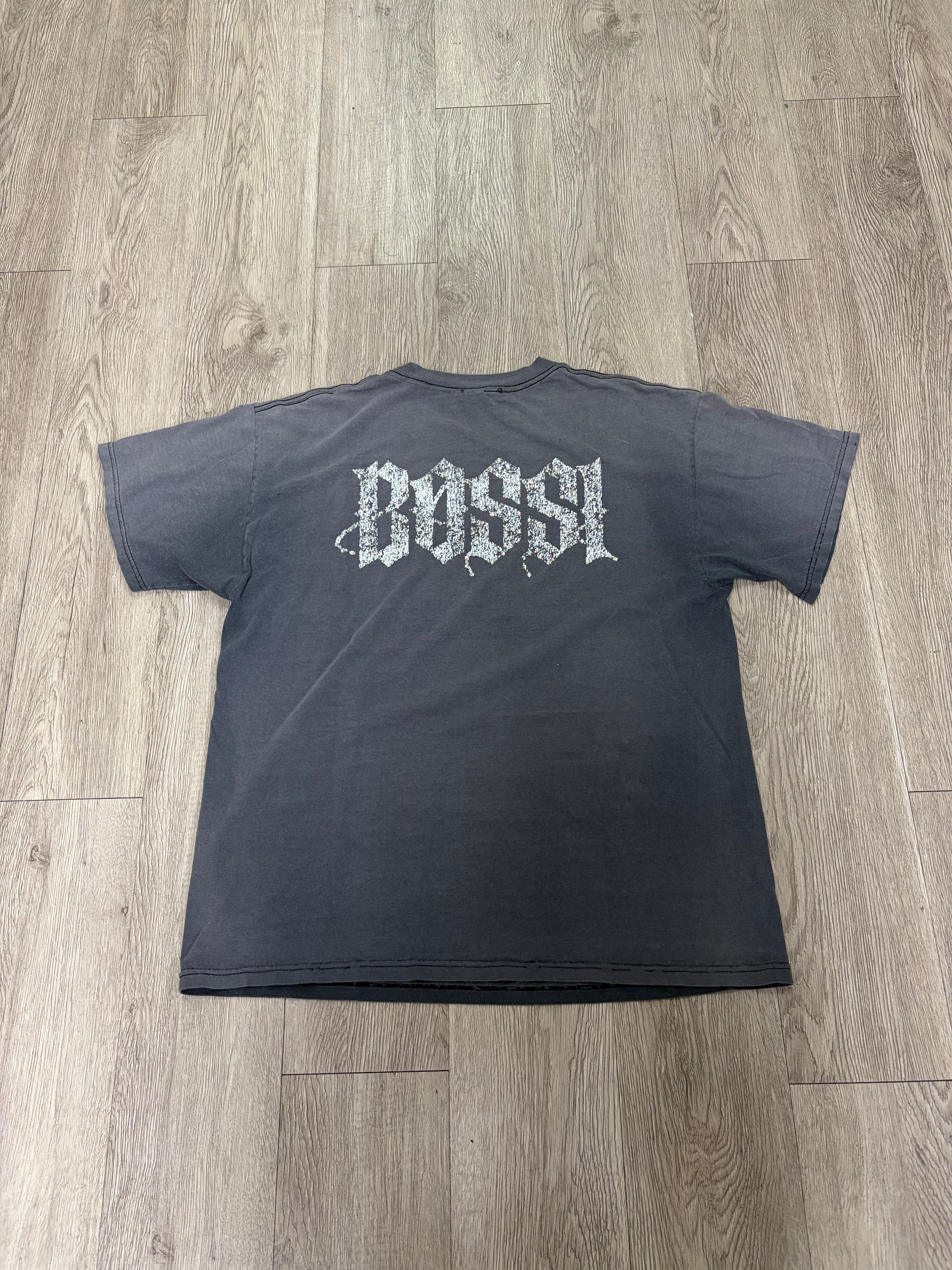 Bossi Grey D-Generation X Rhinestone Tee