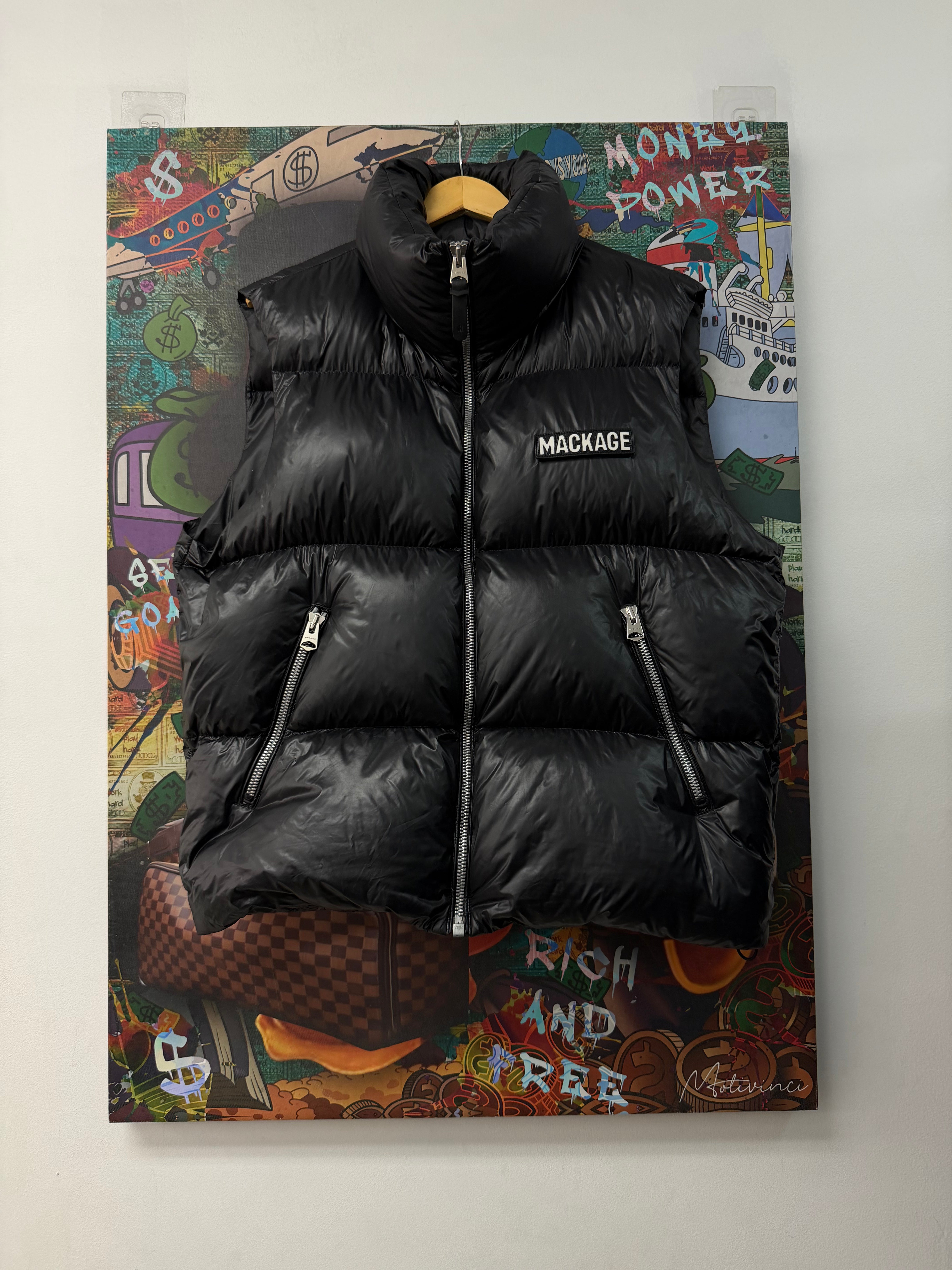 Mackage Black Logo (42) Puffer Vest