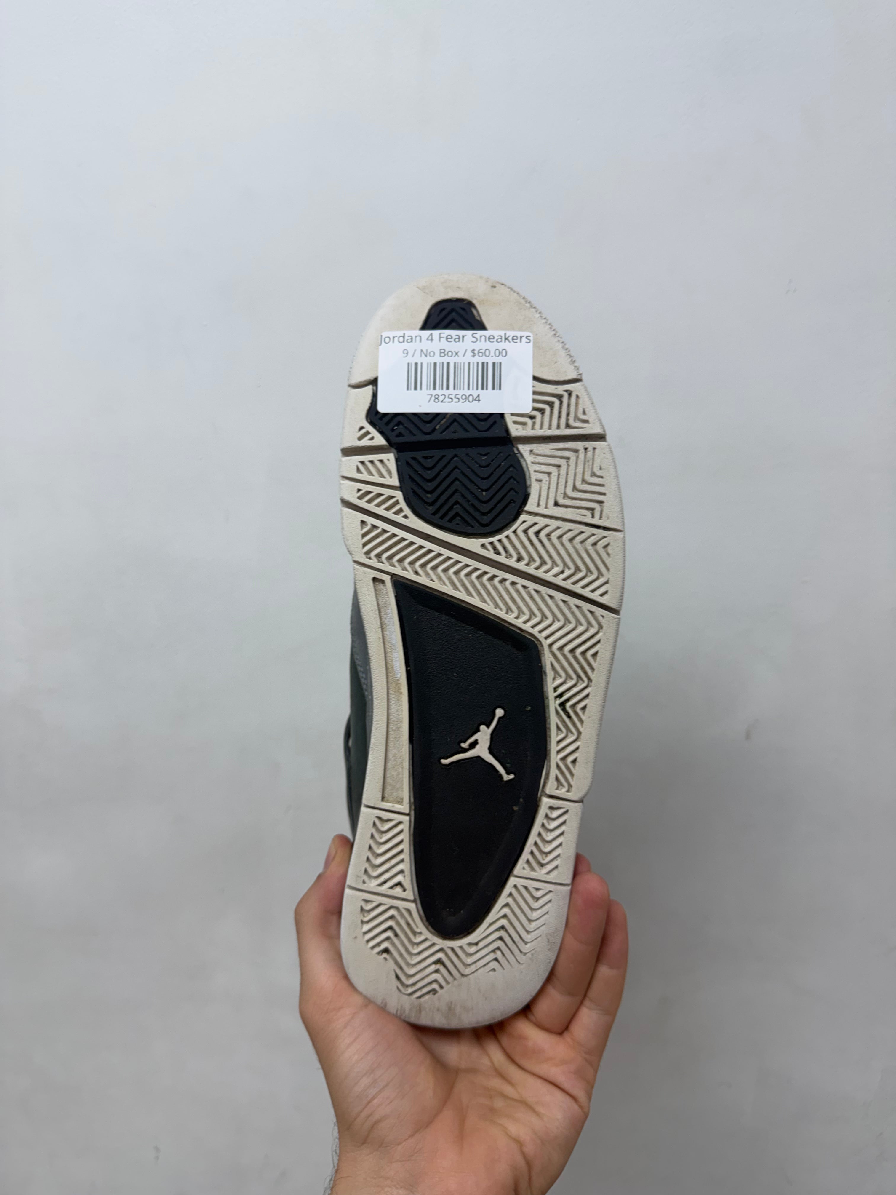 Jordan 4 Fear Sneakers
