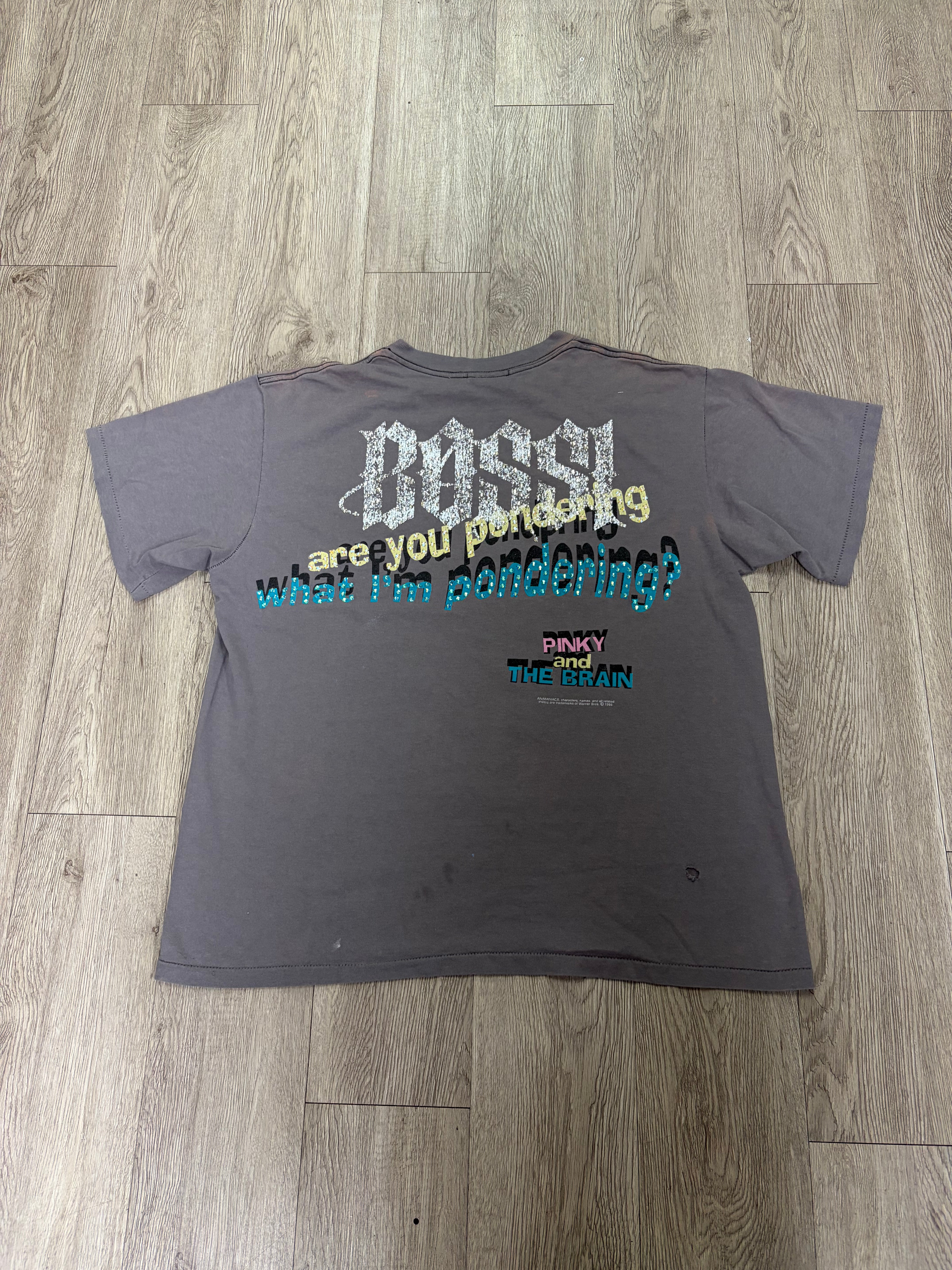 Bossi Pinky And The Brain Rhinestone Tee