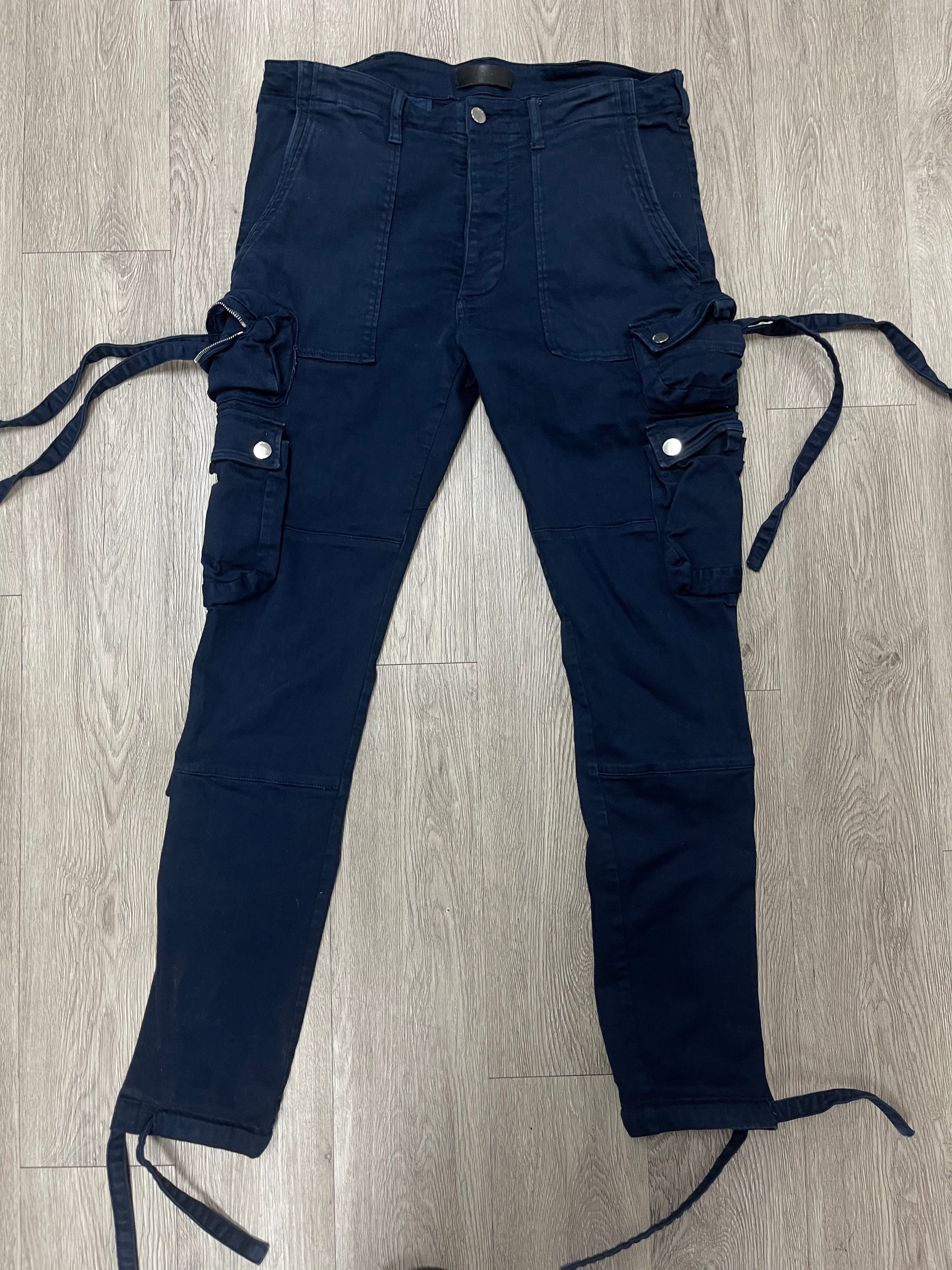 Amiri Navy Cargo Pants
