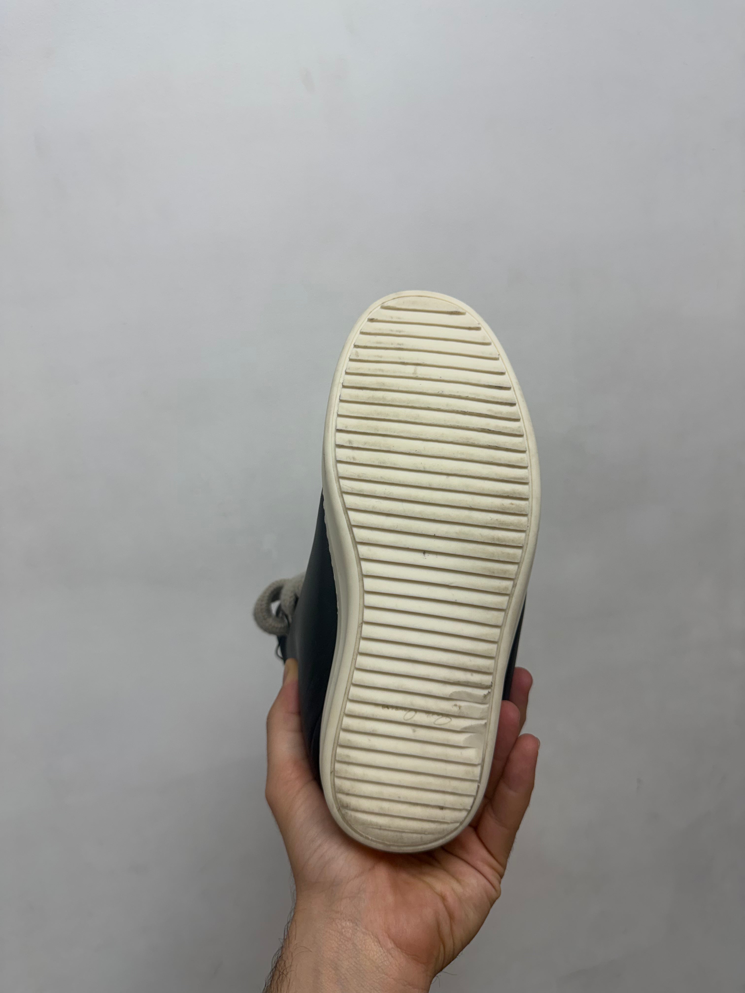 Rick Owens Padded Jumbo Lace Ramone High Sneakers