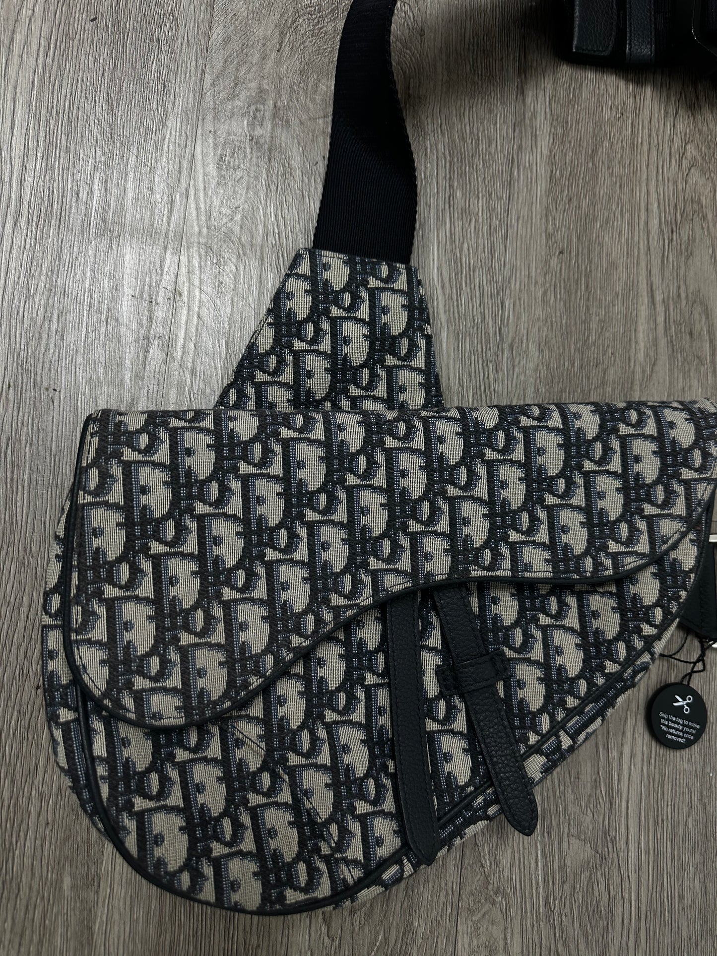 Dior Monogram Saddle Bag Used