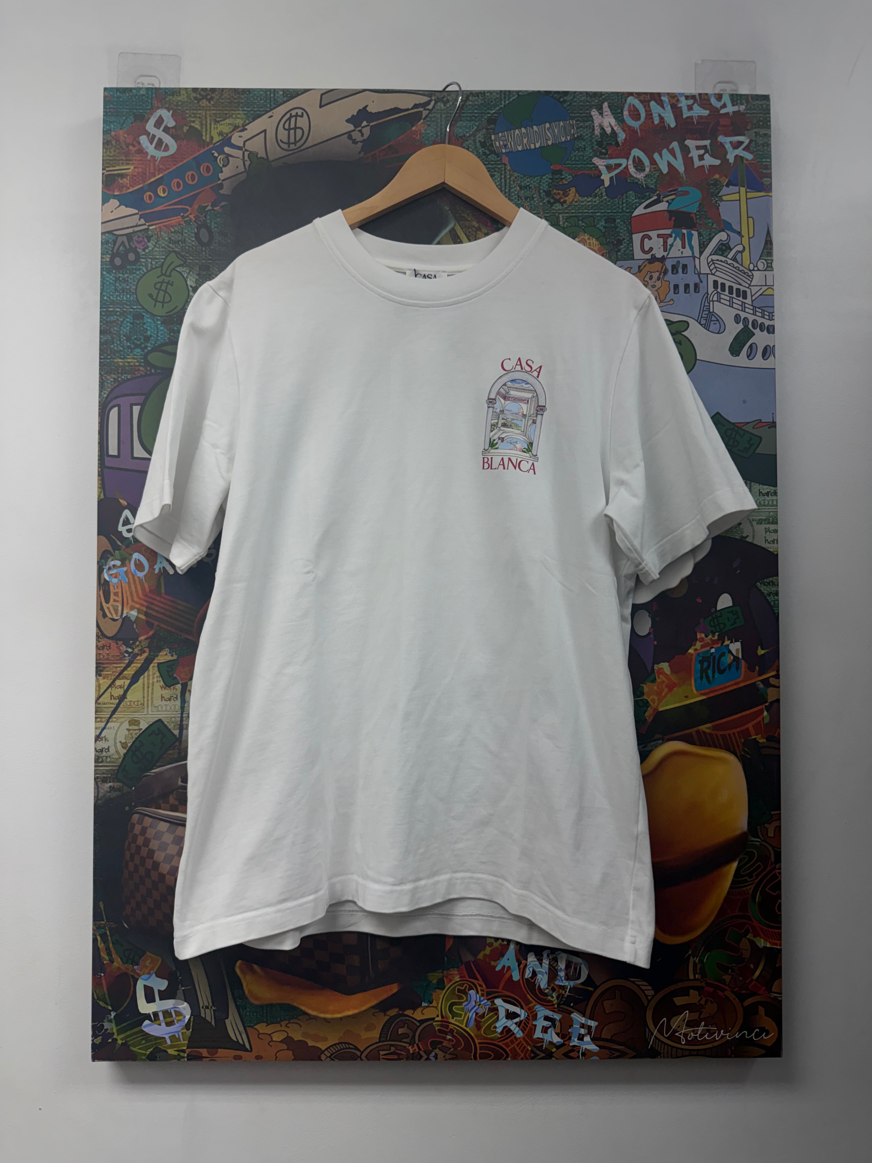 Casablanca White Red Casa Tee