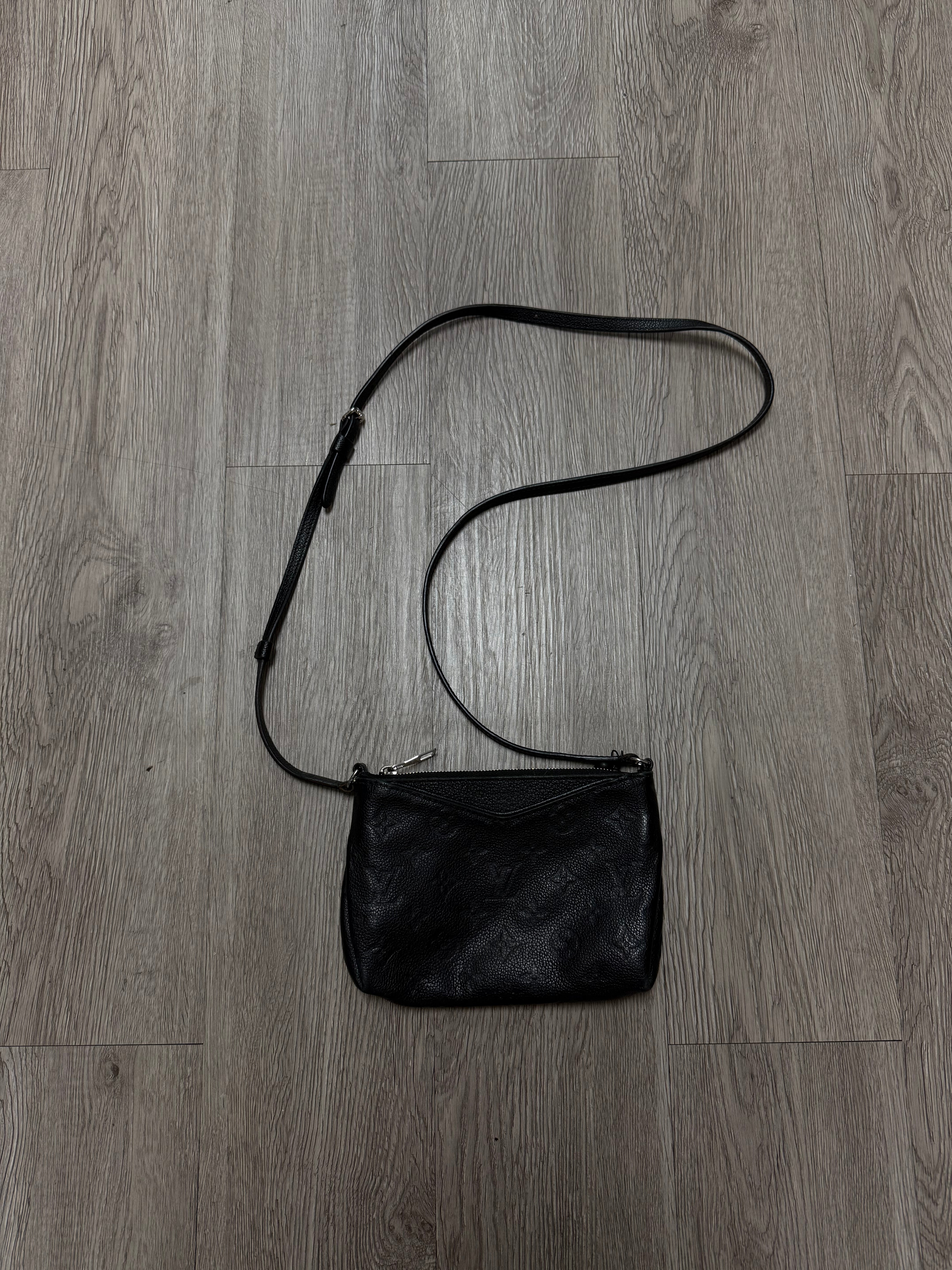 LV Black Monogram Side Bag Used