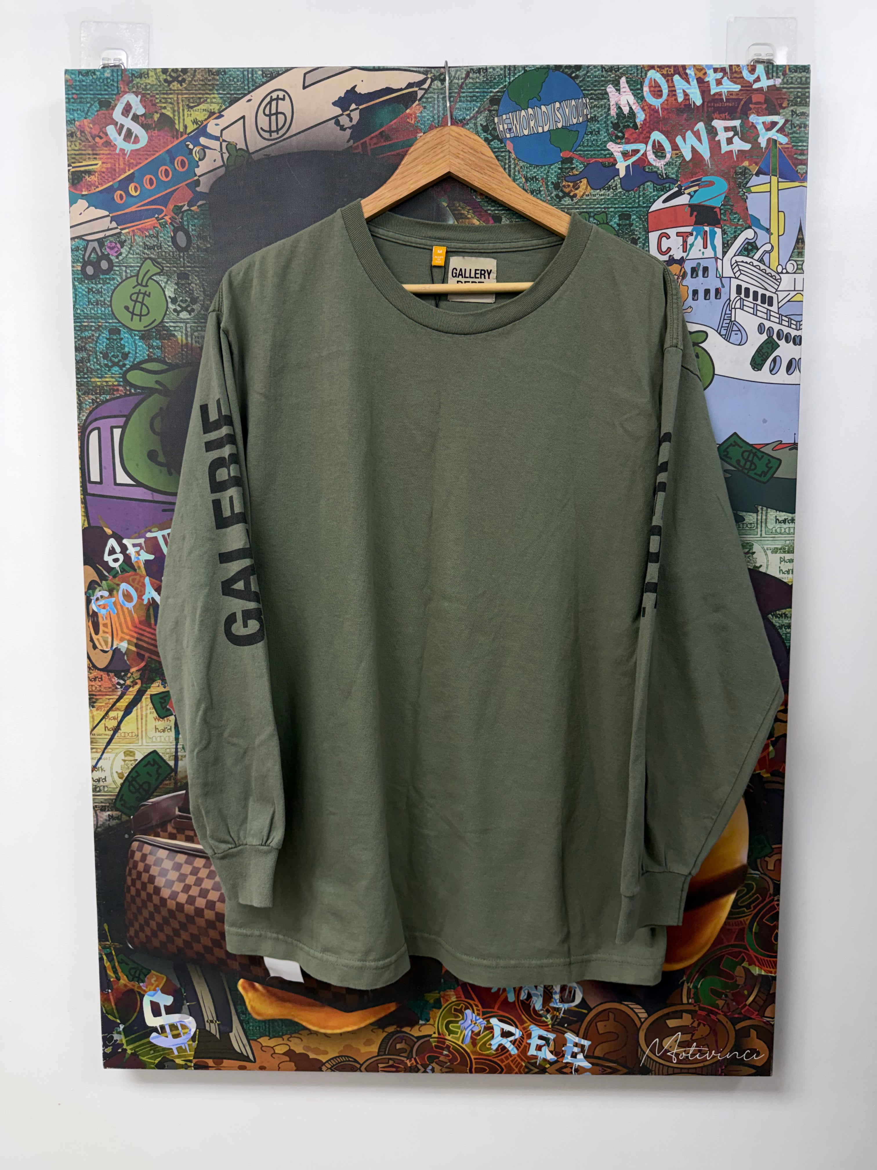 Gallery Dept Olive Black Souvenir Long Sleeve