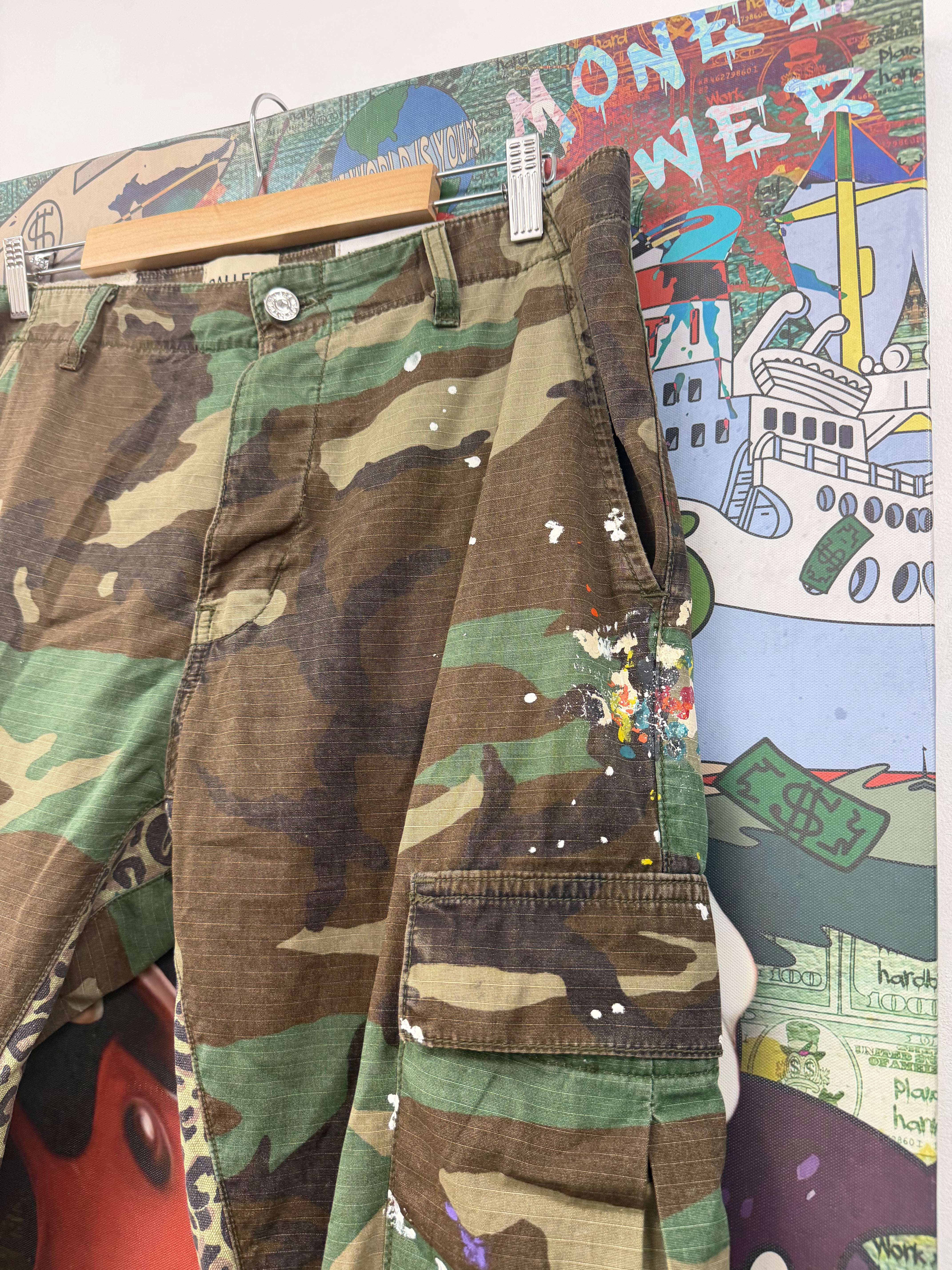 Gallery Dept Camo Paint Splatter Jeans
