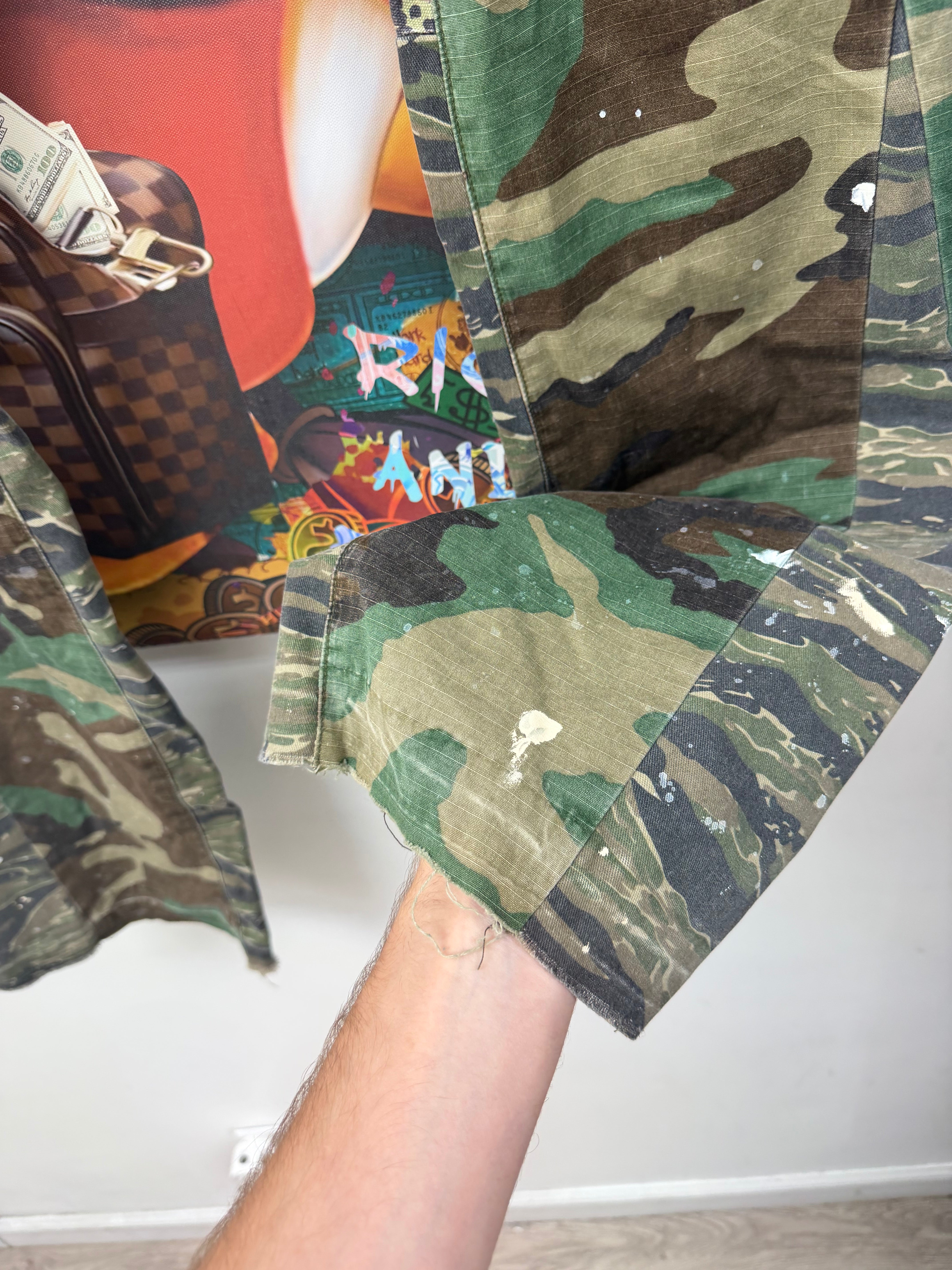 Gallery Dept Camo Paint Splatter Jeans