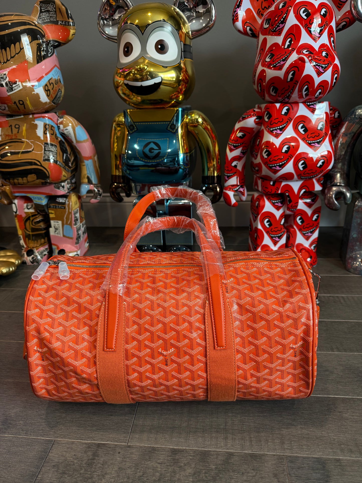 Goyard Barrel 40 Sports Bag Orange New