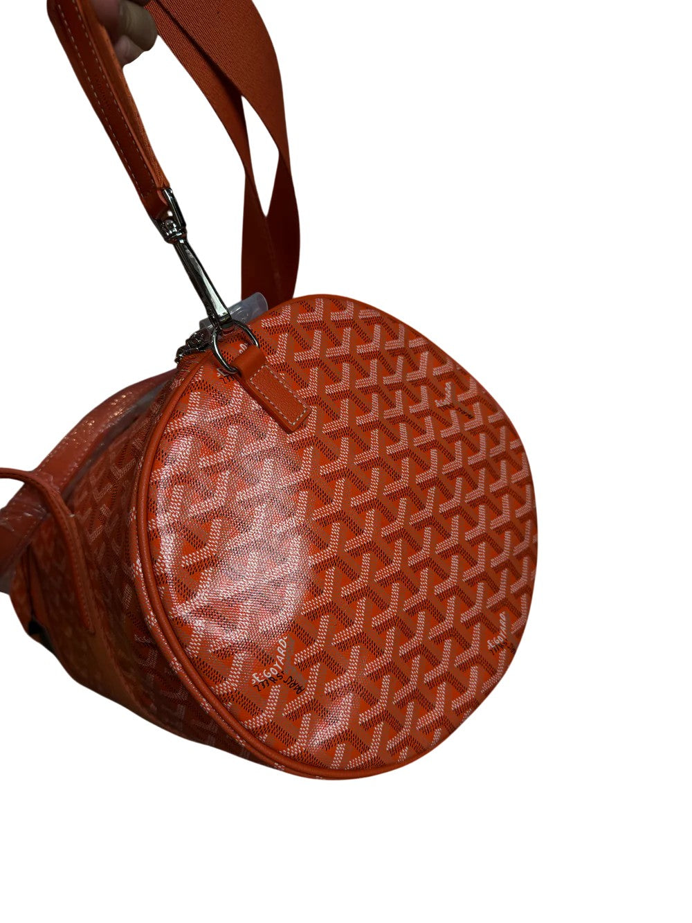 Goyard Barrel Sports Orange Bag