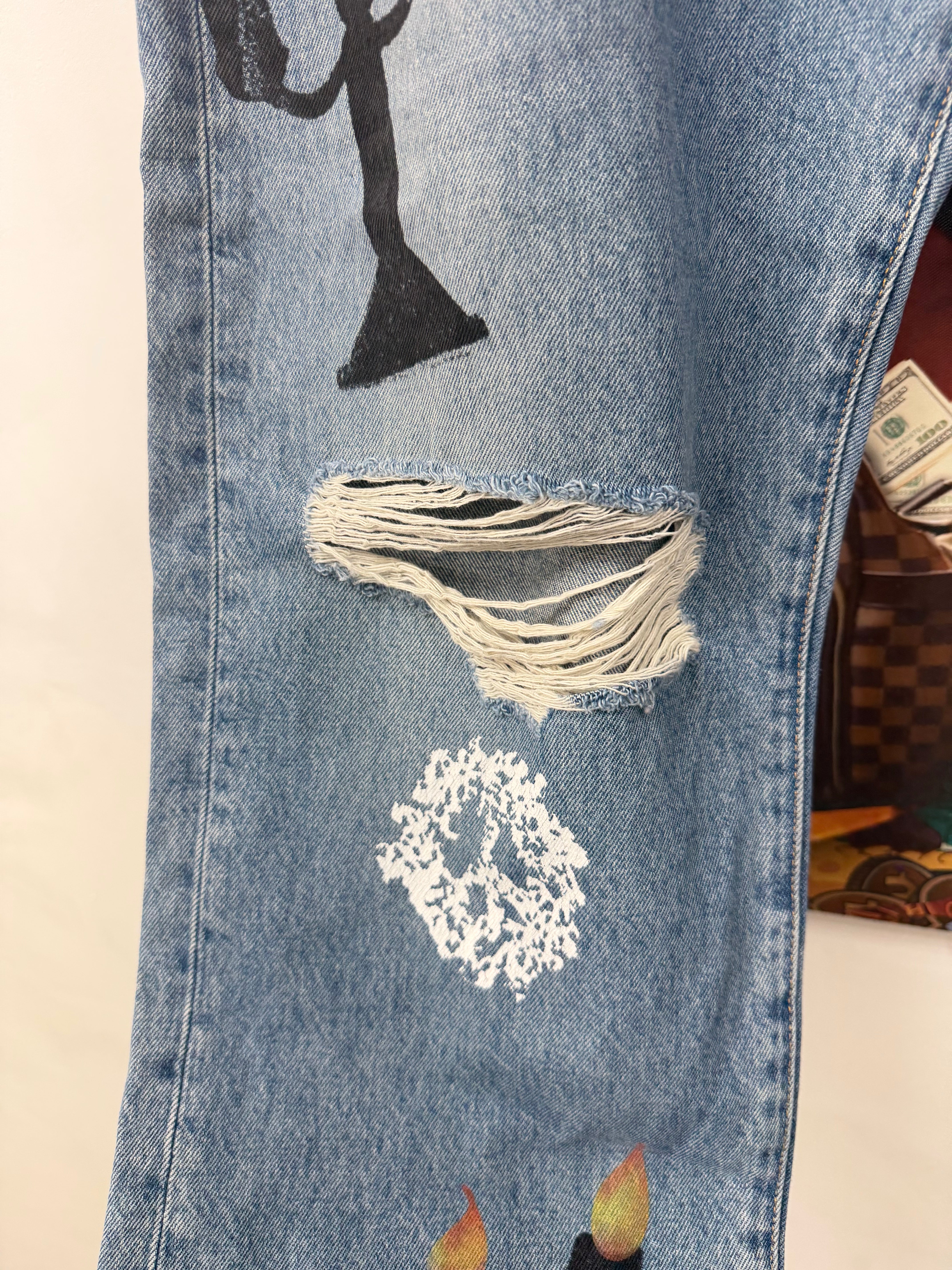Denim Tears x Off-White Virgil Cotton Wreath Jeans