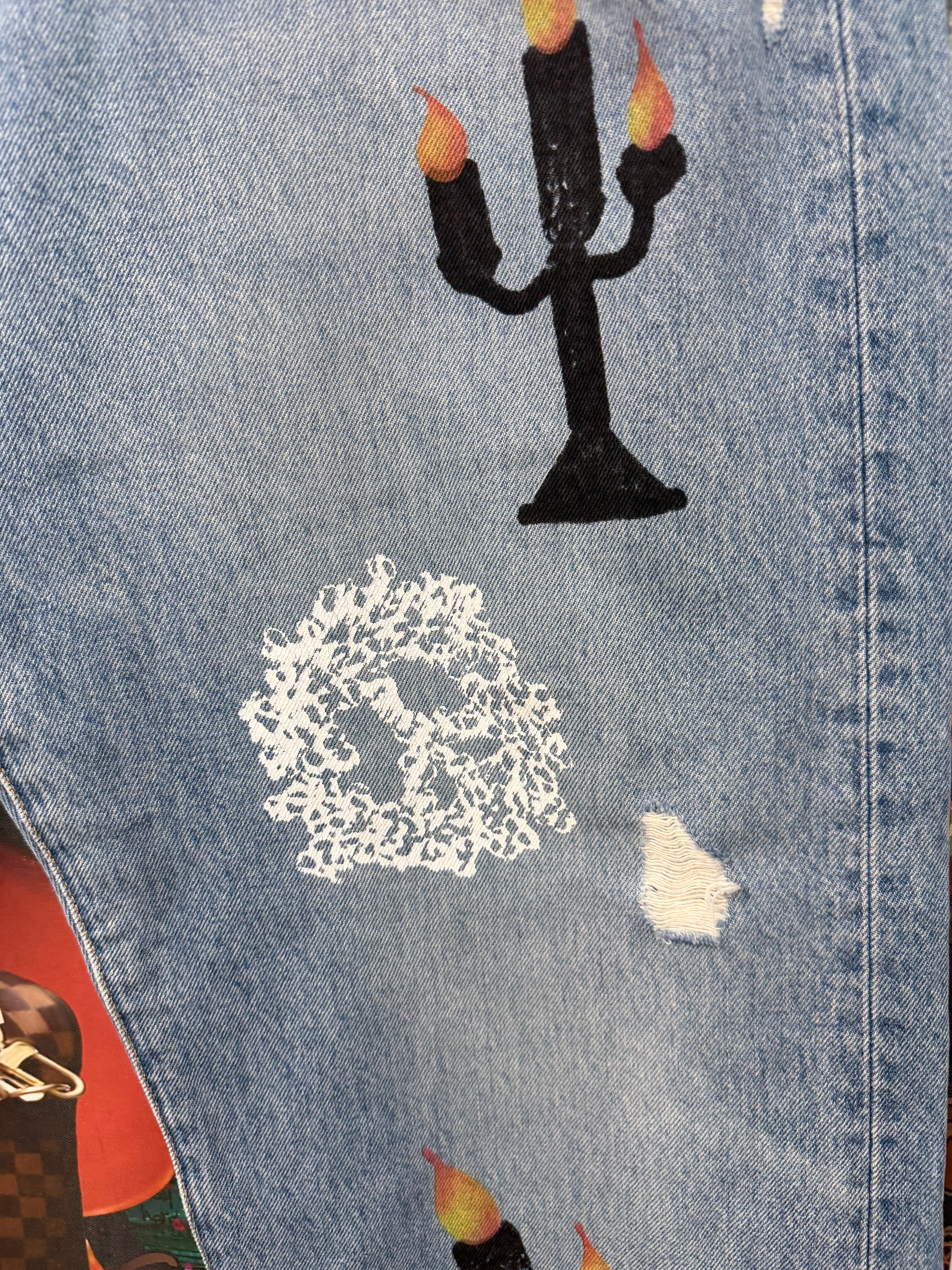 Denim Tears x Off-White Virgil Cotton Wreath Jeans