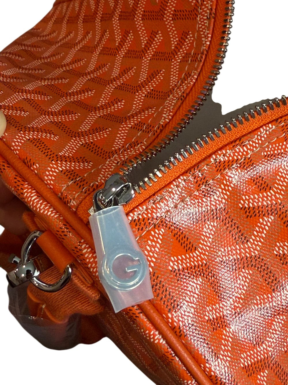 Goyard Barrel Sports Orange Bag
