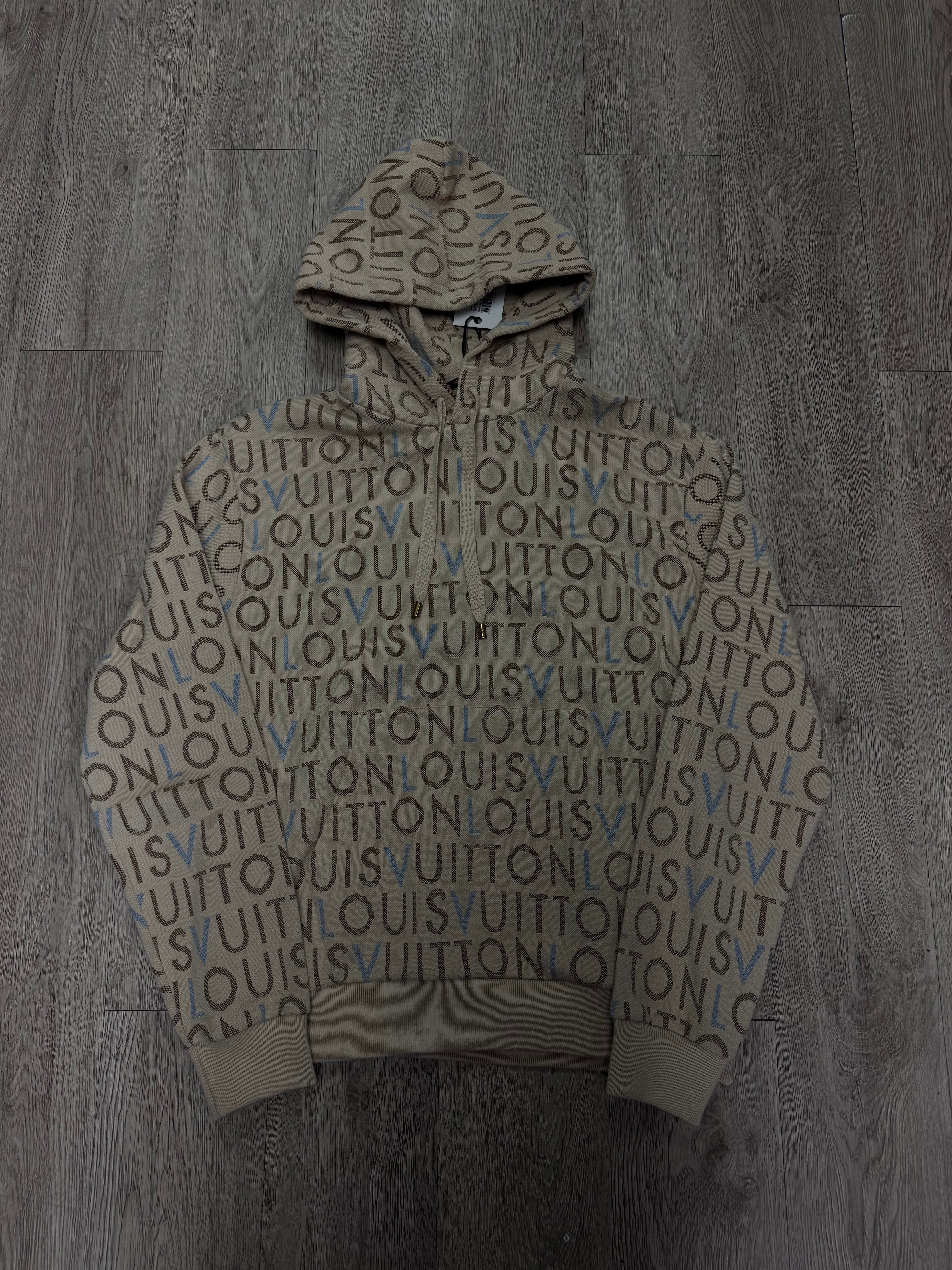 Louis Vuitton Tan Blue All Over Hoodie