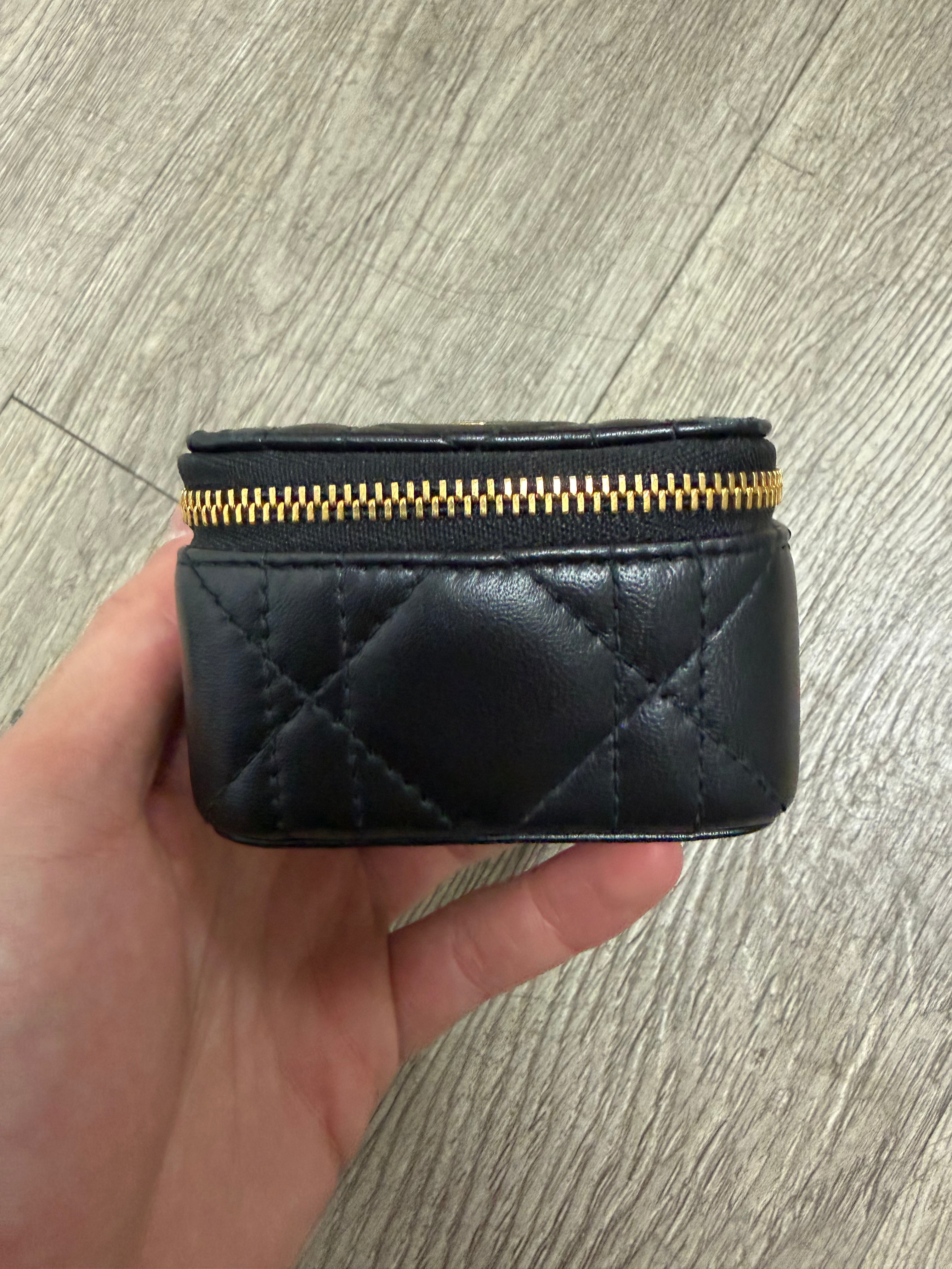 Dior Black Jewelry Travel Bag