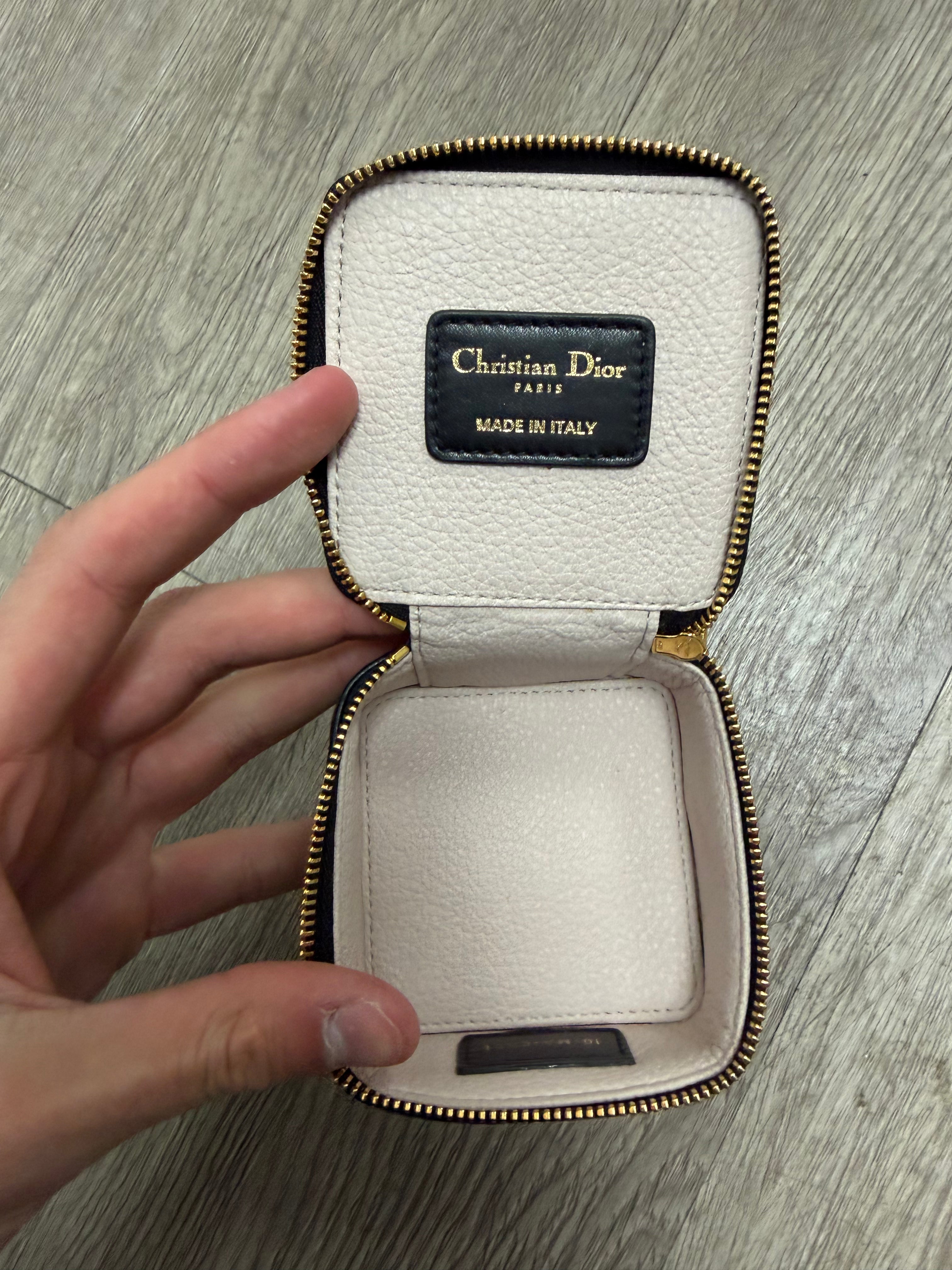 Dior Black Jewelry Travel Bag