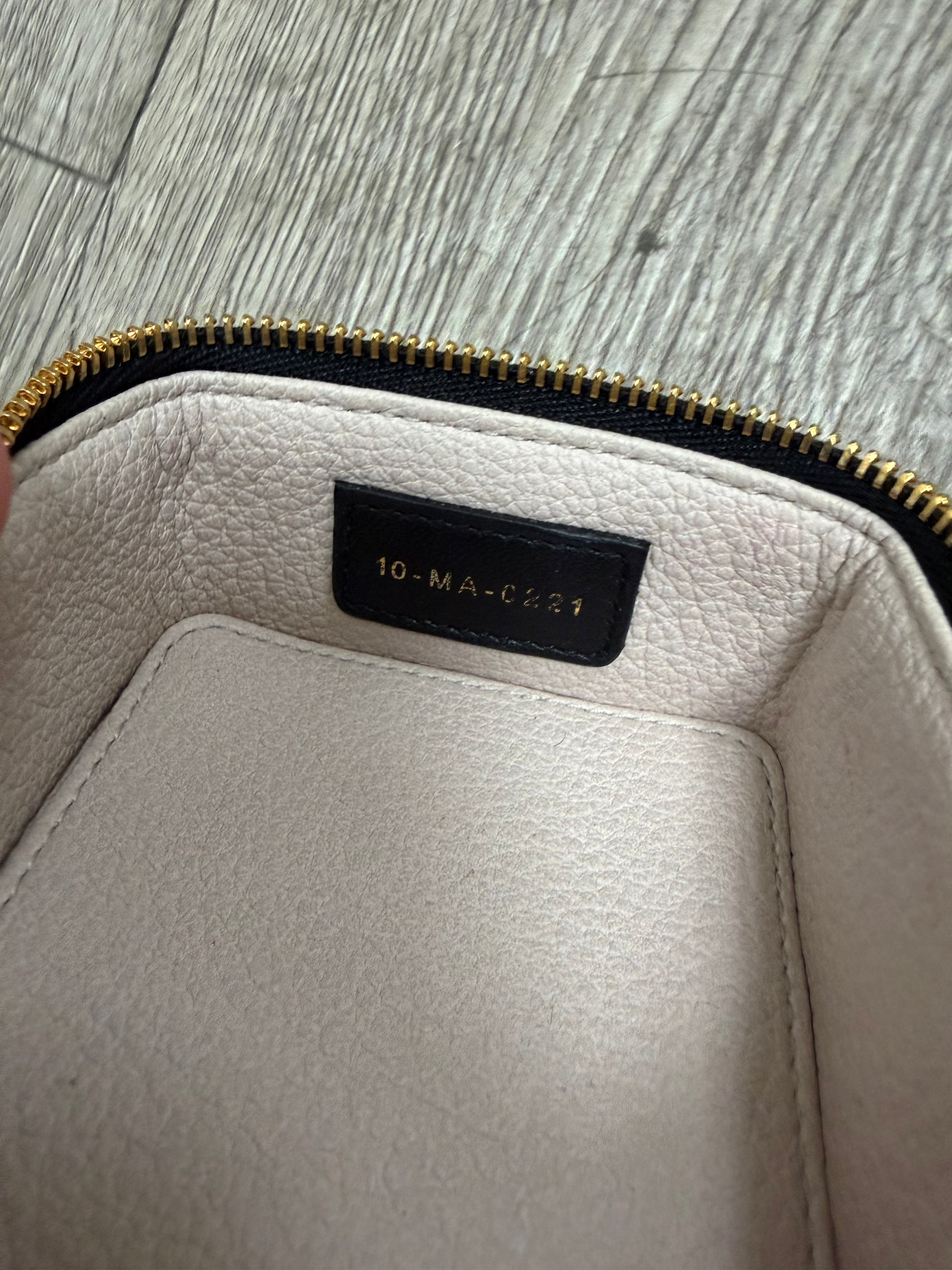 Dior Black Jewelry Travel Bag