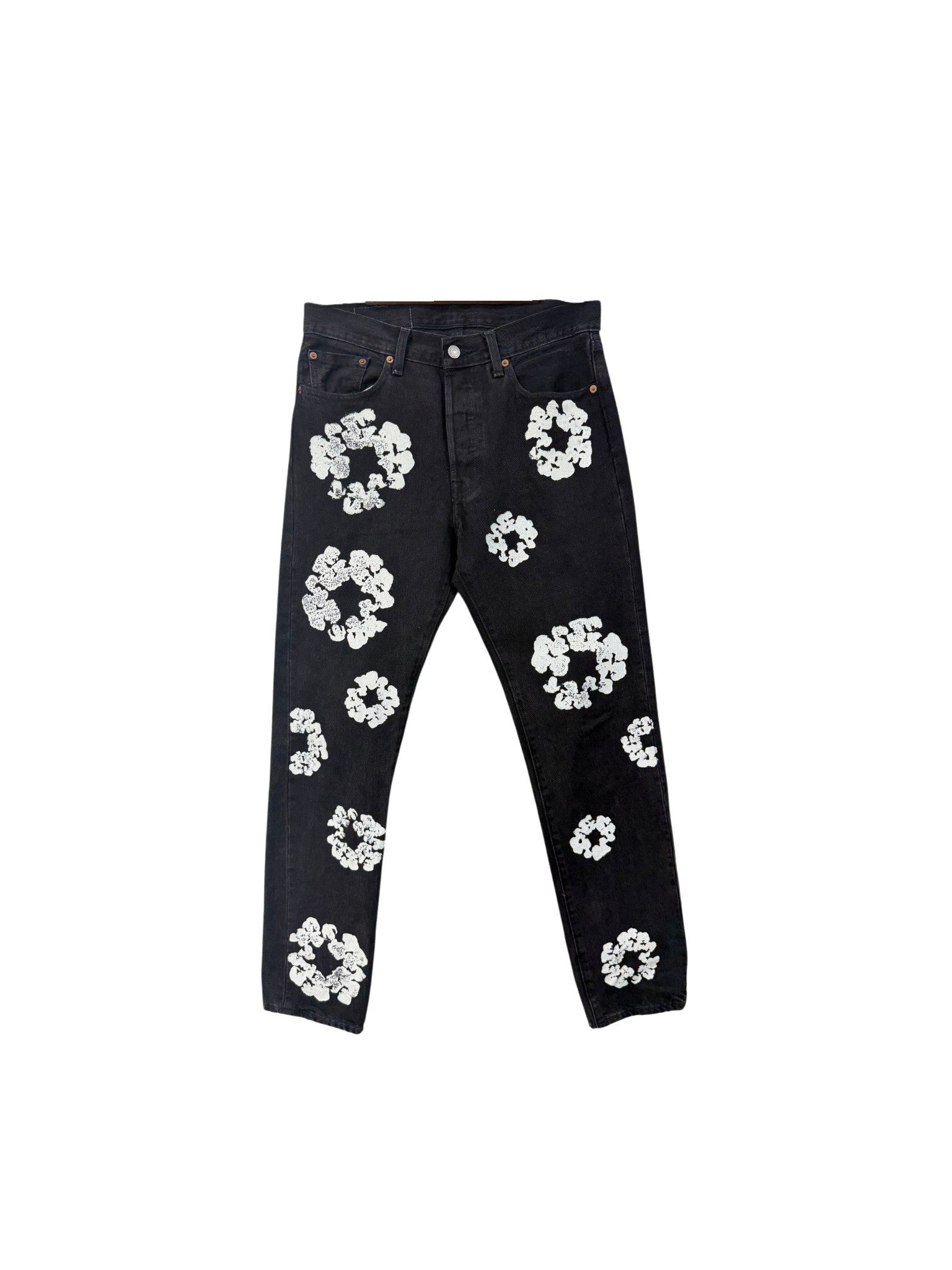 Denim Tears Wreath Black Wash Jeans