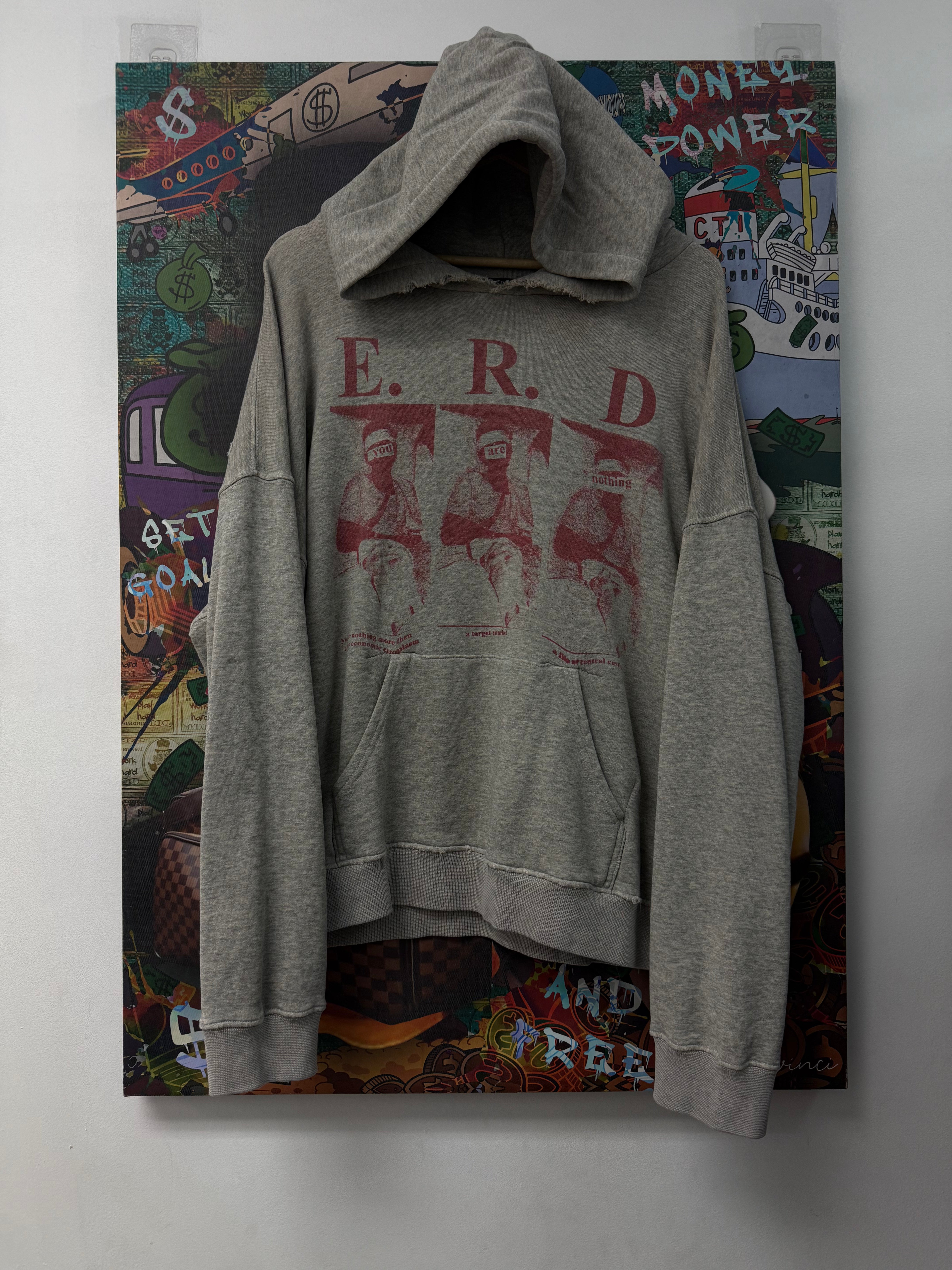 ENFANTS RICHES DÉPRIMÉS Grey You Are Nothing Hoodie