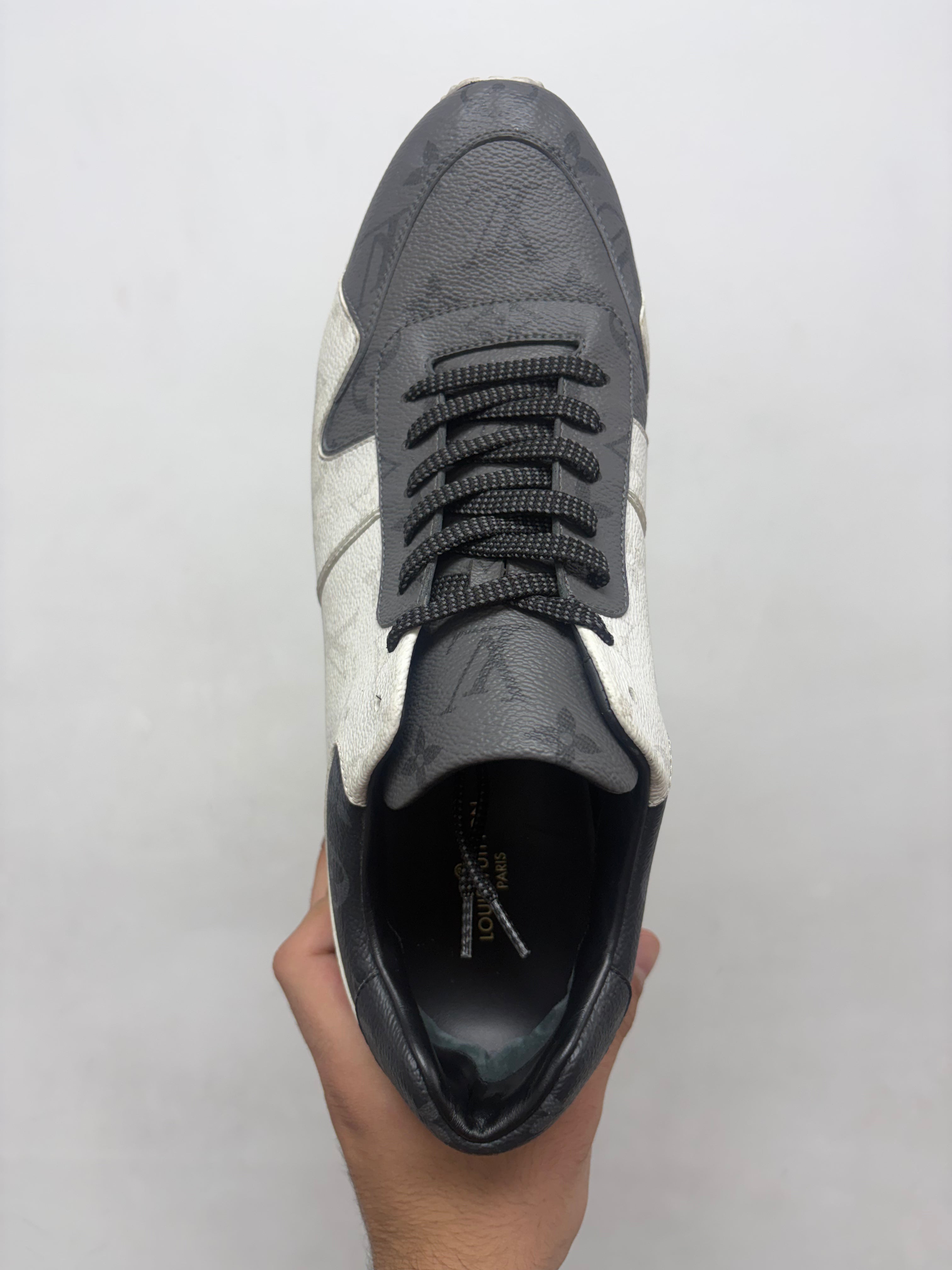 Louis Vuitton Grey White Monogram Runaway Sneakers