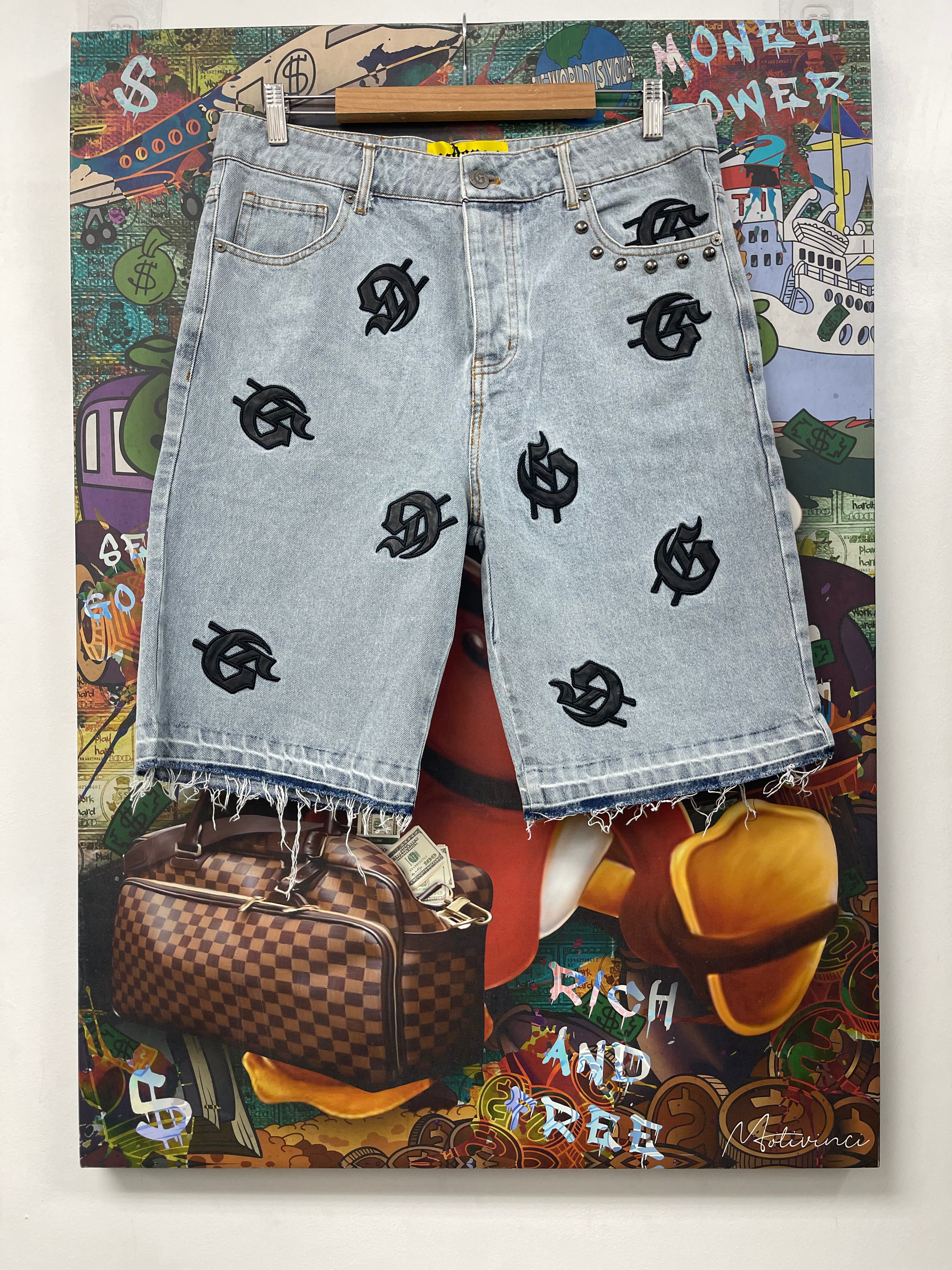 Godspeed Light Wash Infinity Jean Shorts