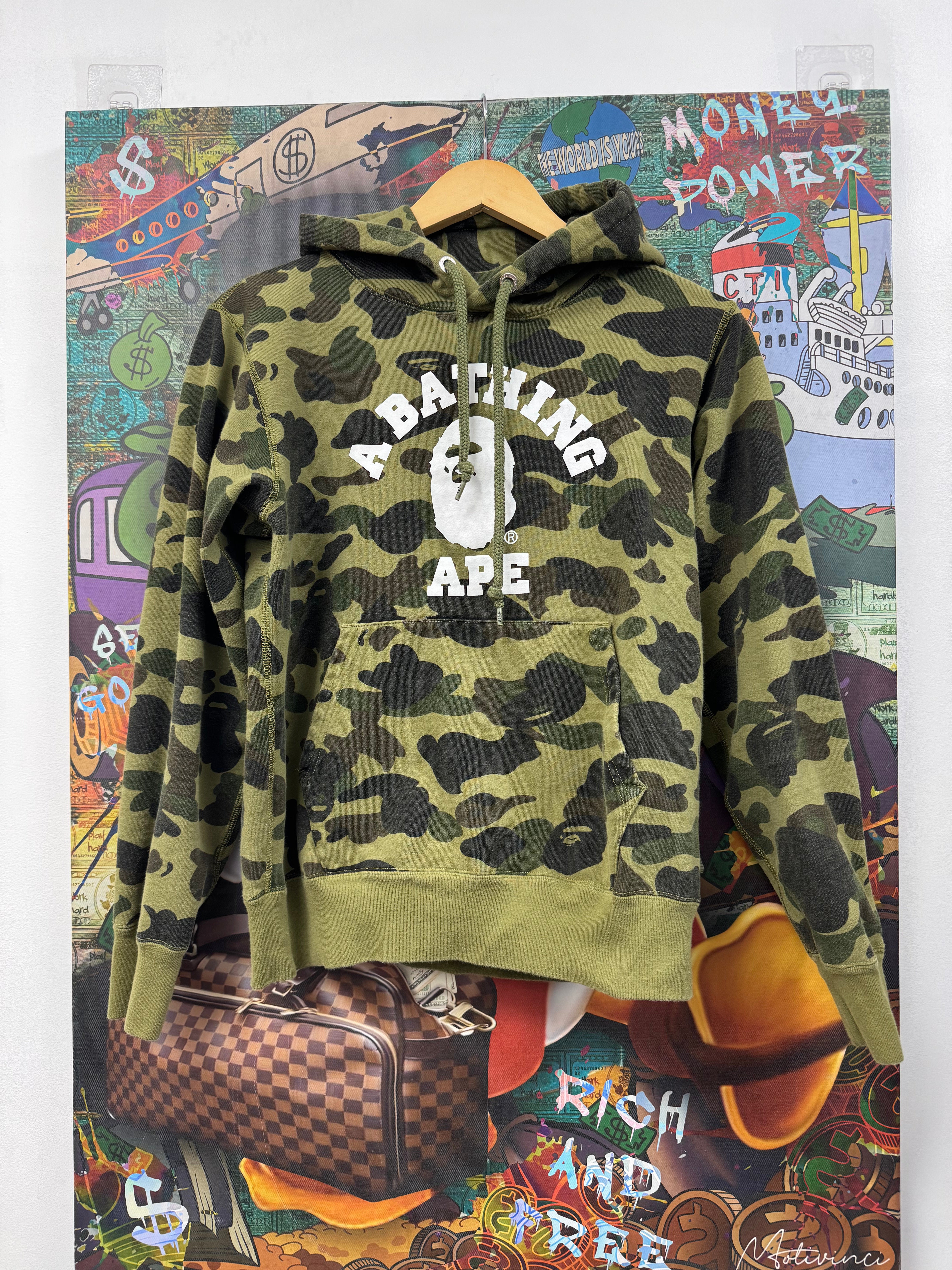 Bape Camo Ape Logo Hoodie