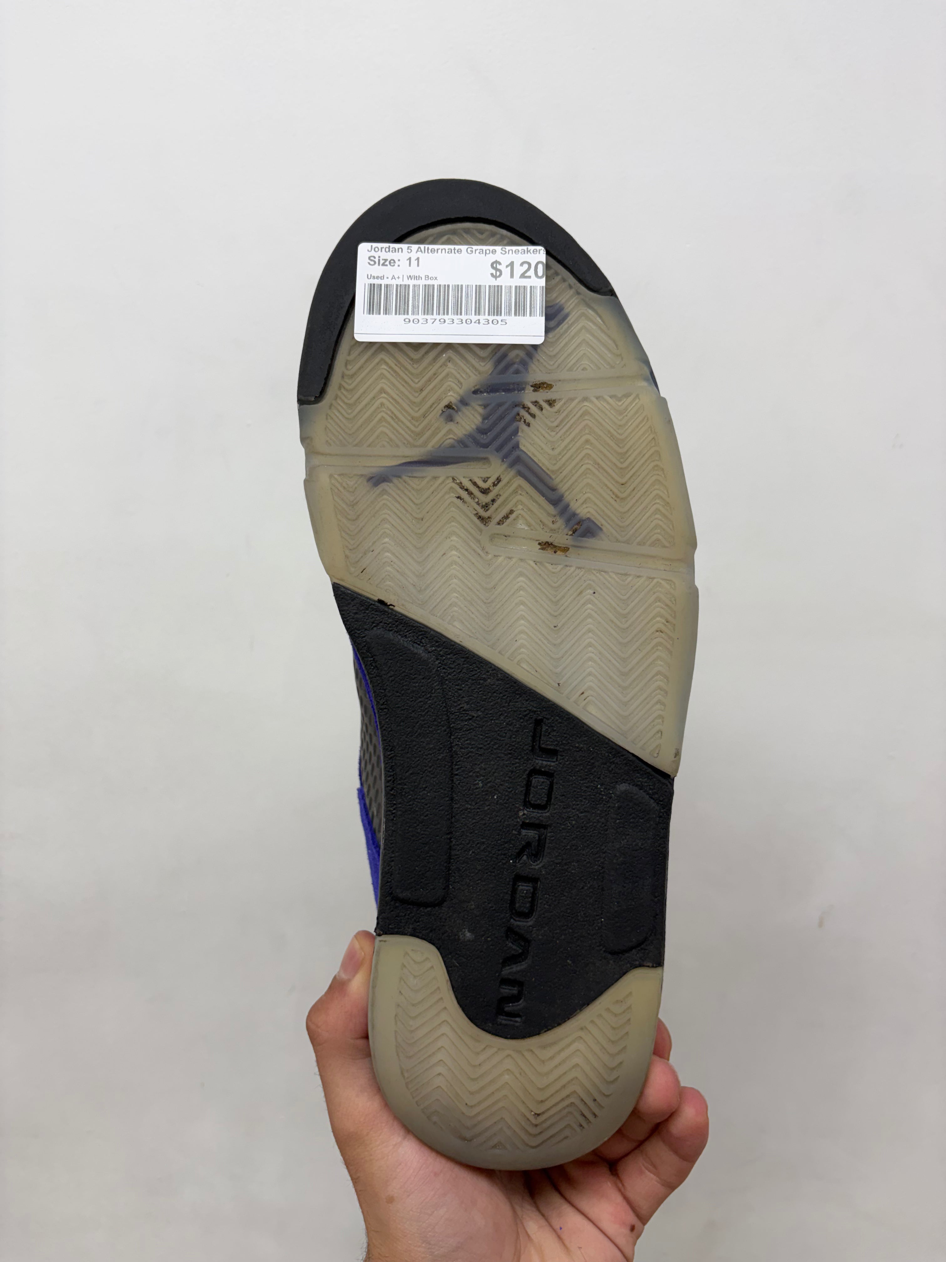 Jordan 5 Alternate Grape Sneakers