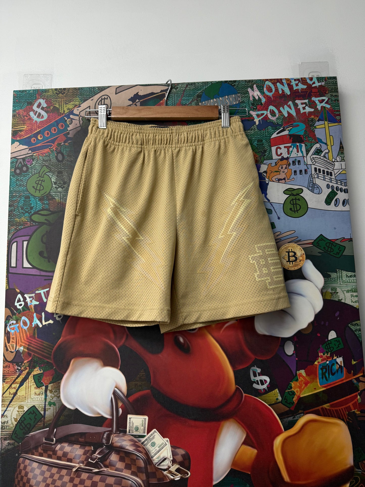 Eric Emanuel Tan Bolt Shorts