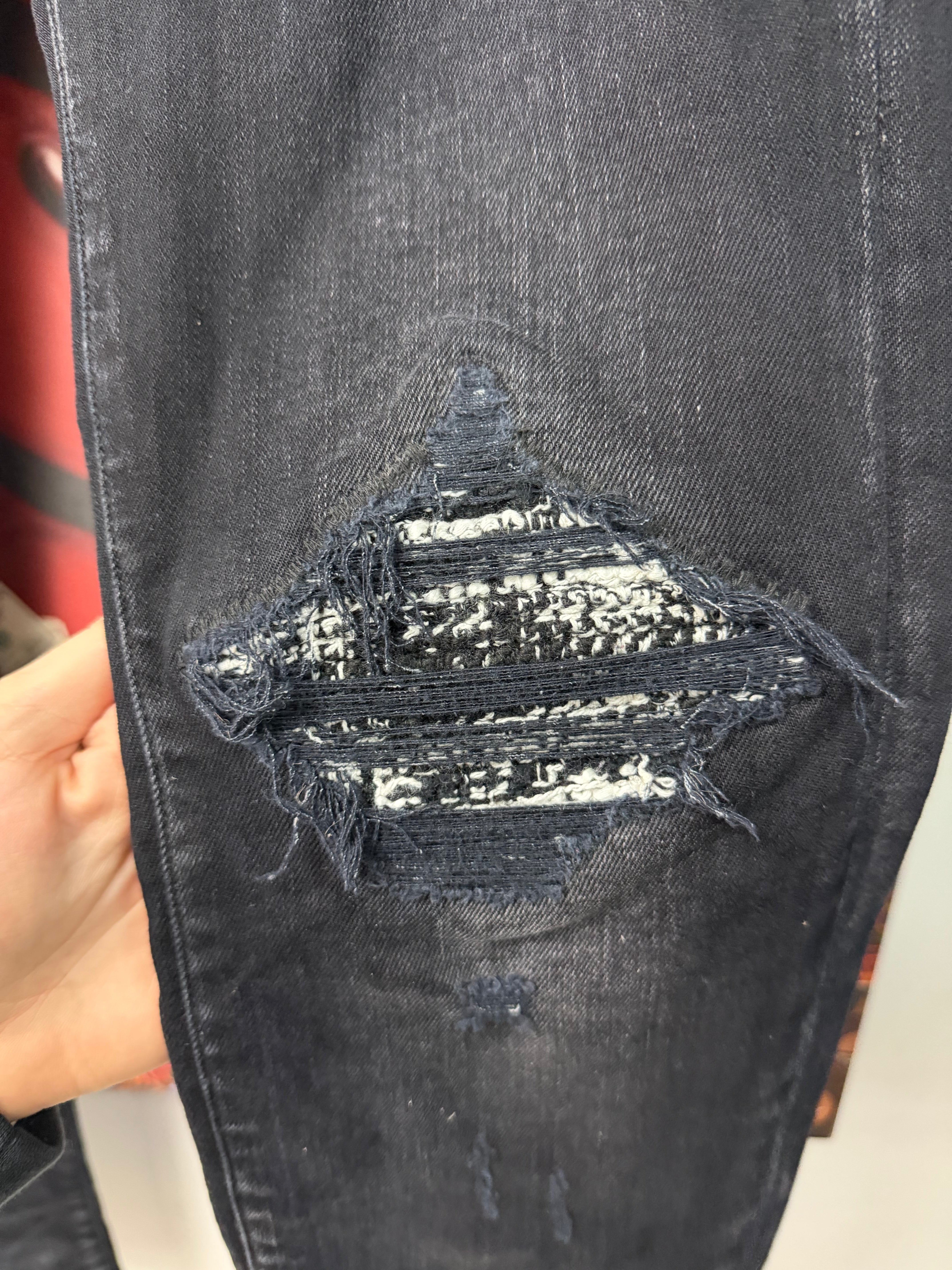 Amiri MX1 Boucle Patch Jeans