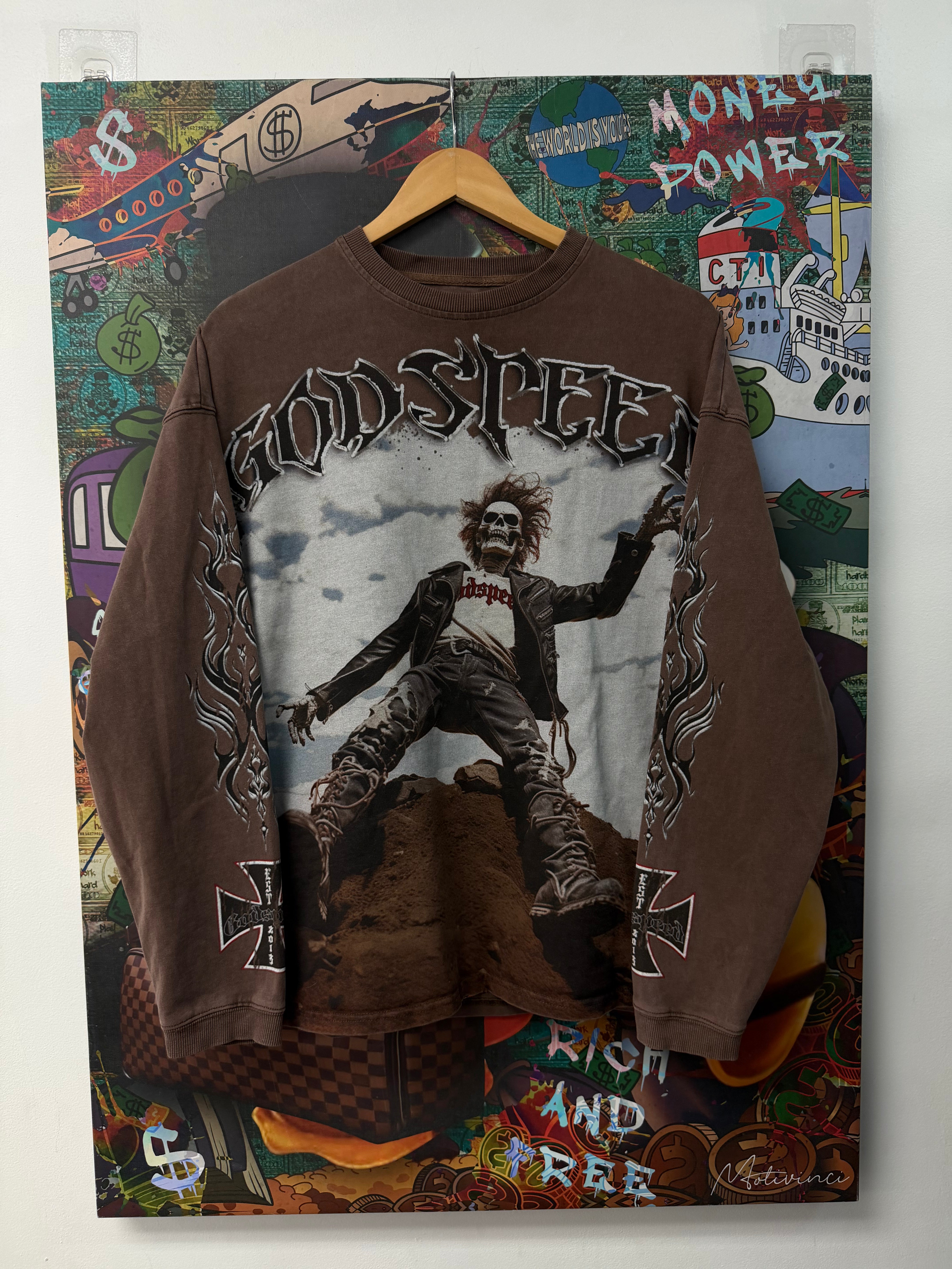 Godspeed Brown Rocker Long Sleeve