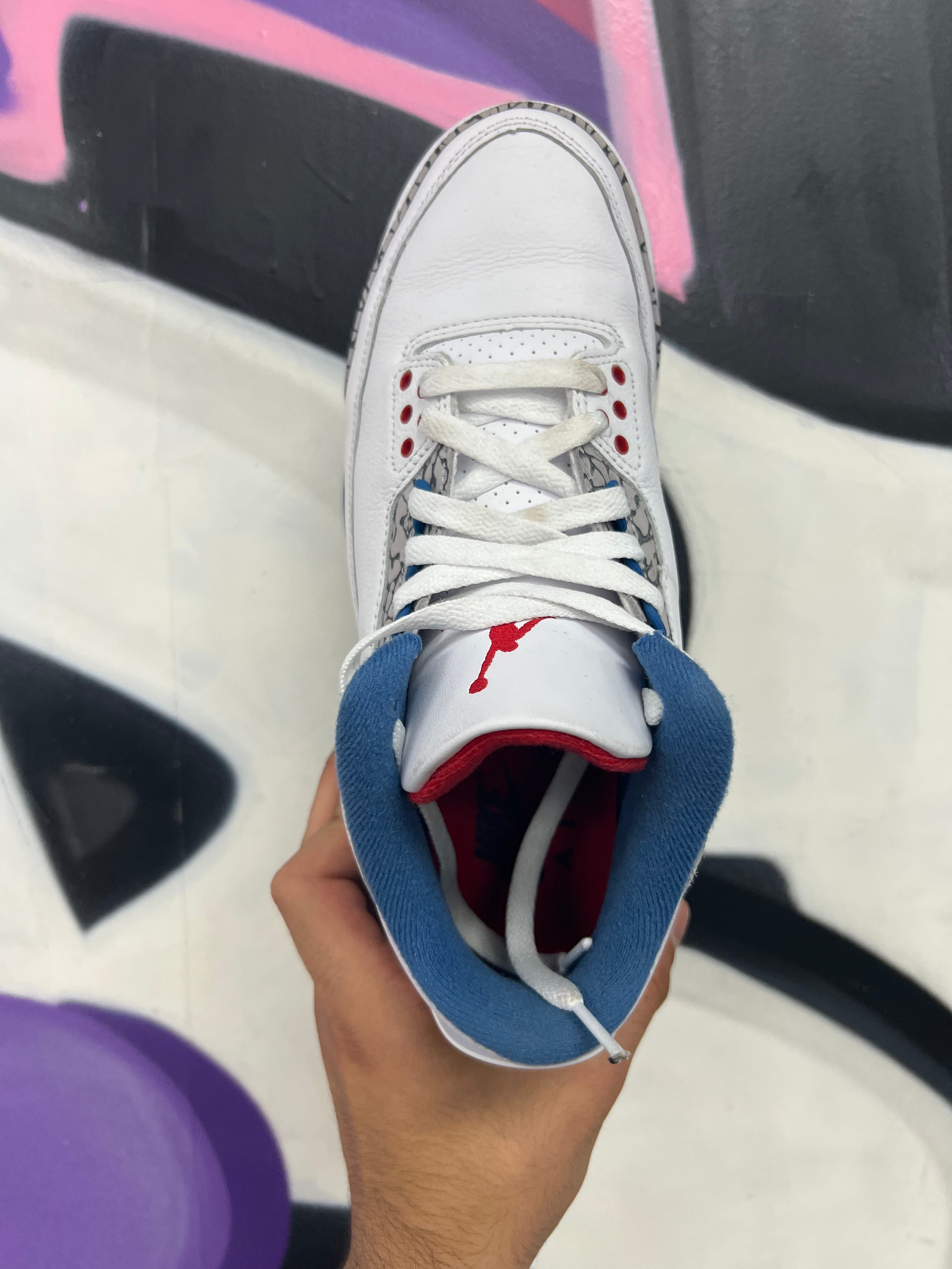 Jordan 3 True Blue Sneakers