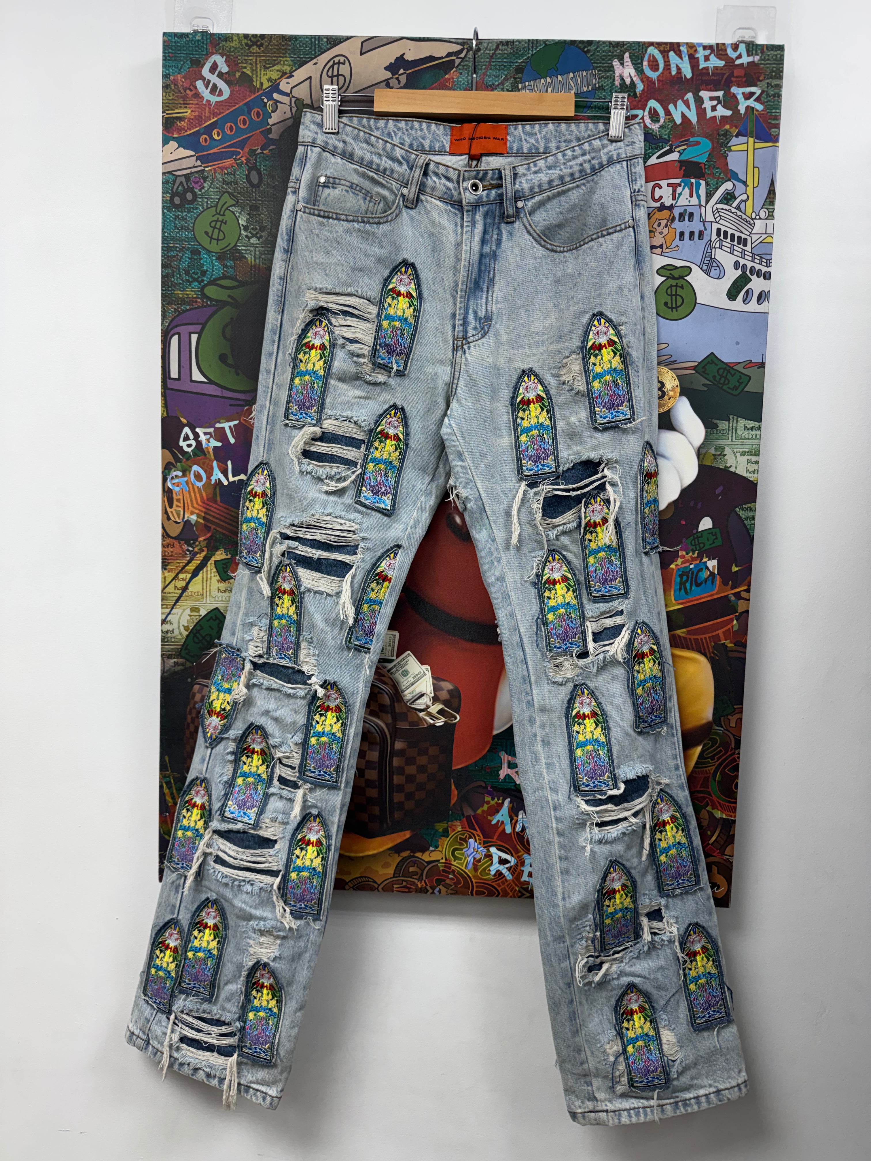 Who Decides War Light Wash Cathedral Jeans