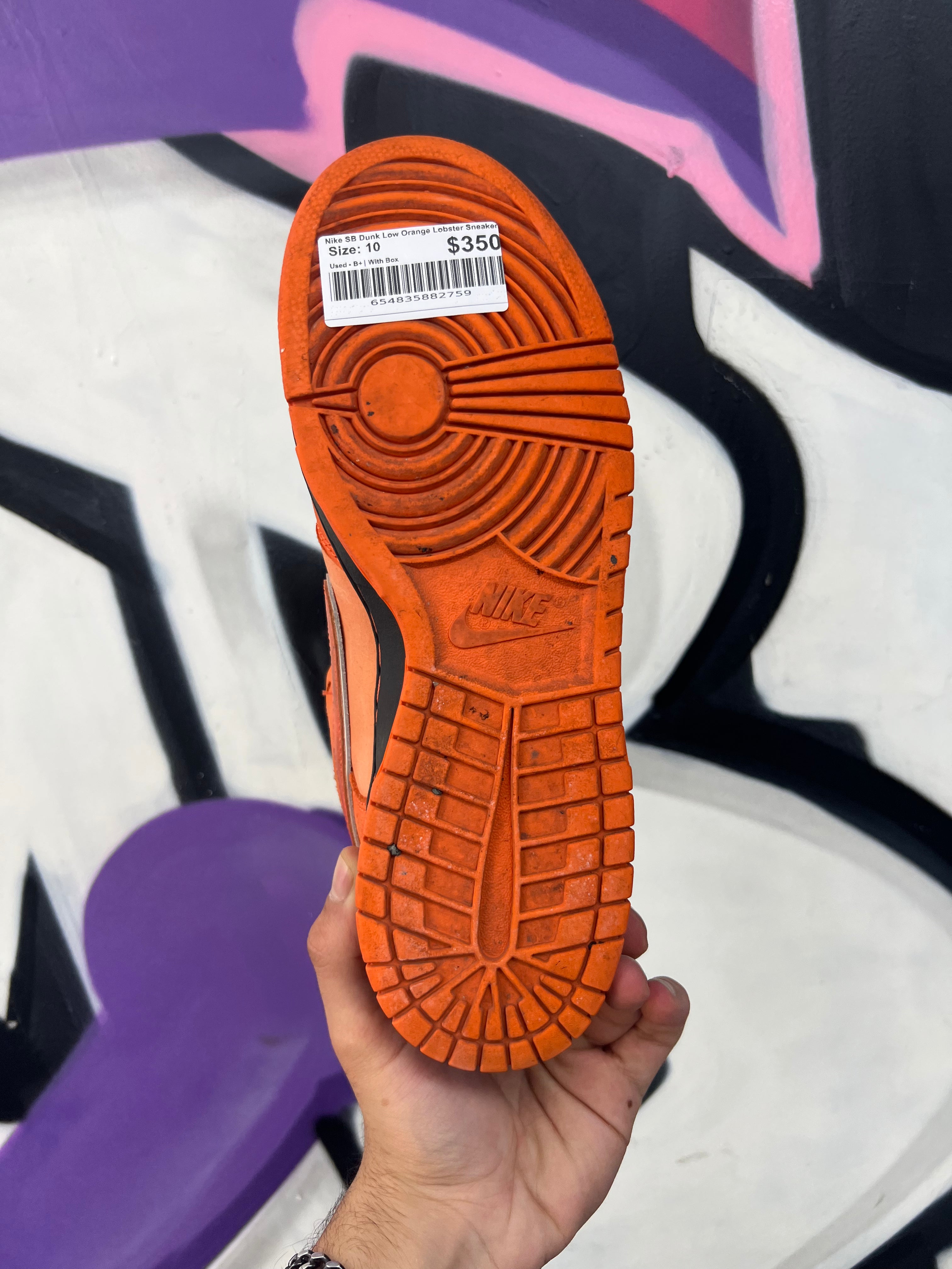Nike SB Dunk Low Orange Lobster Sneakers