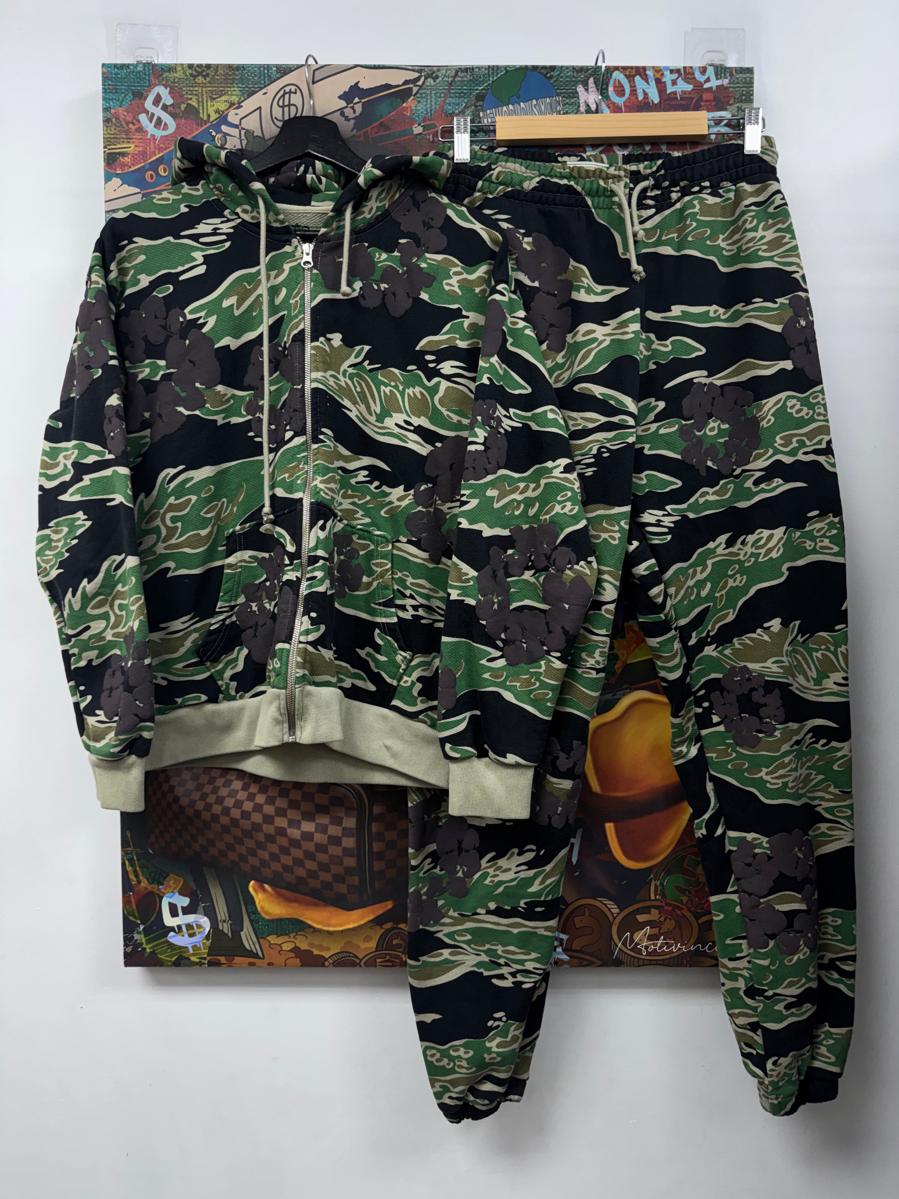 Denim Tears Camo Wreath Sweatsuit