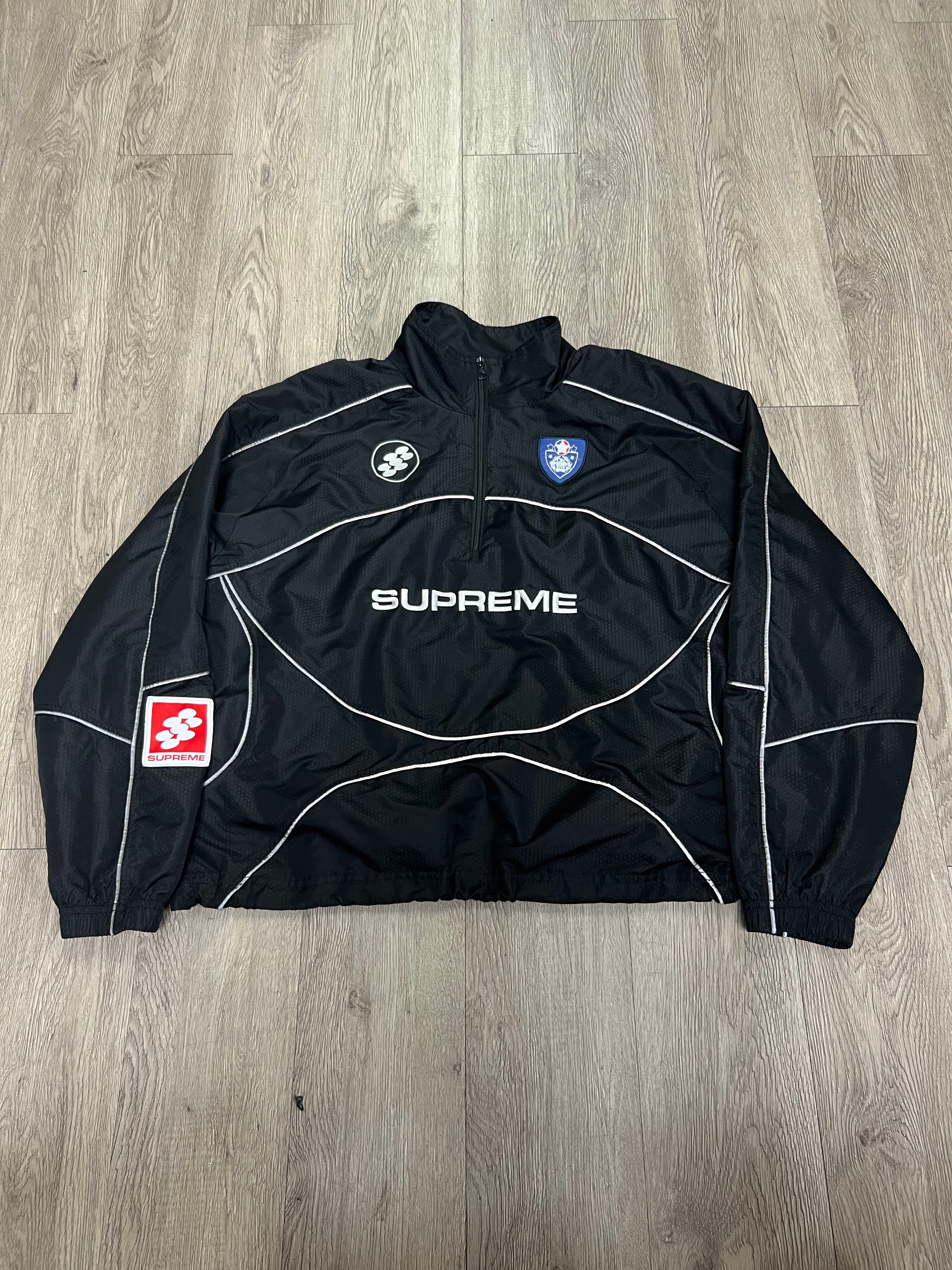 Supreme Reflective Piping Track Jacket