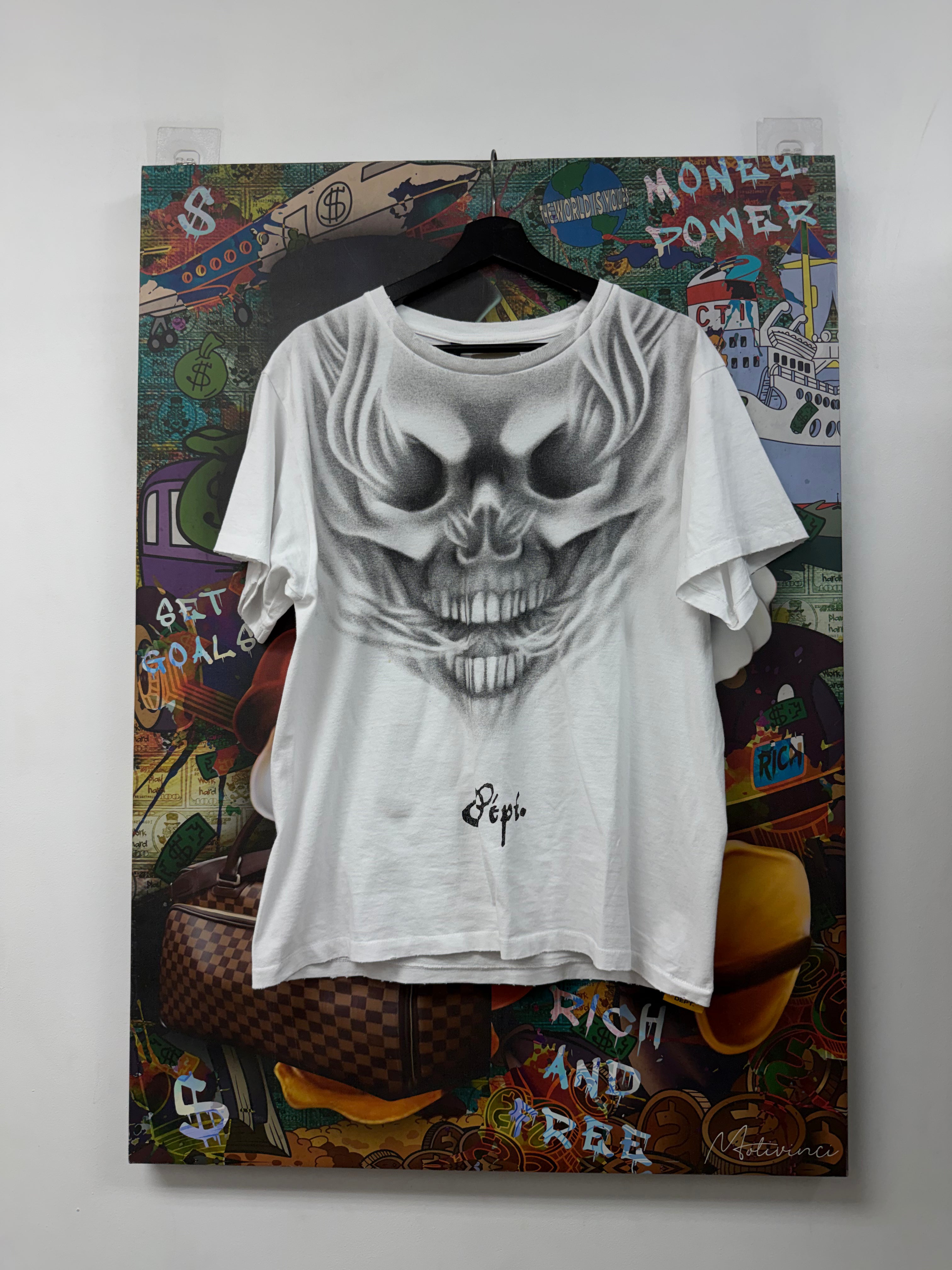 Gallery Dept Spray Skull Tee