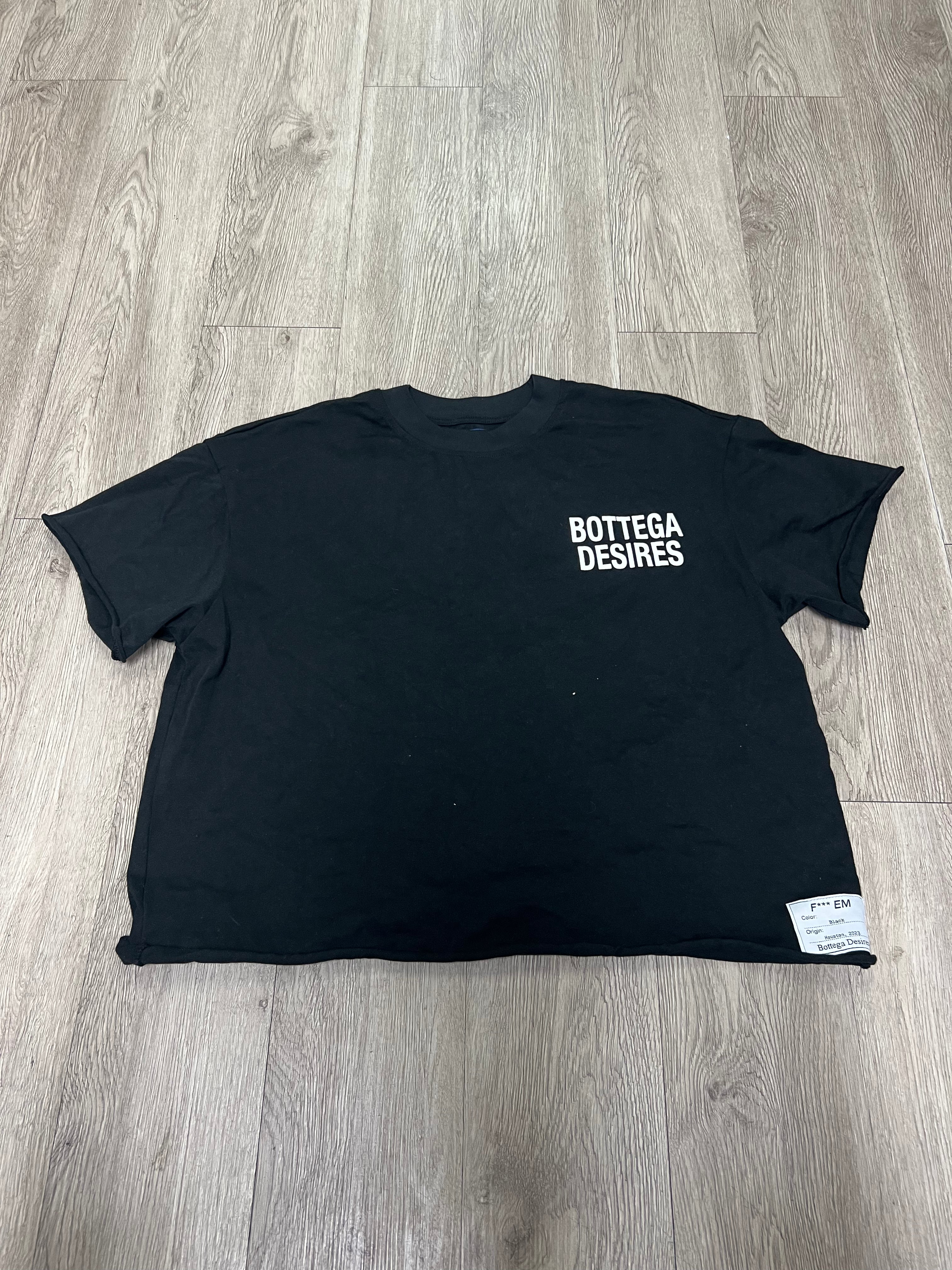 Bottega Desires Black Fuck Em Tee