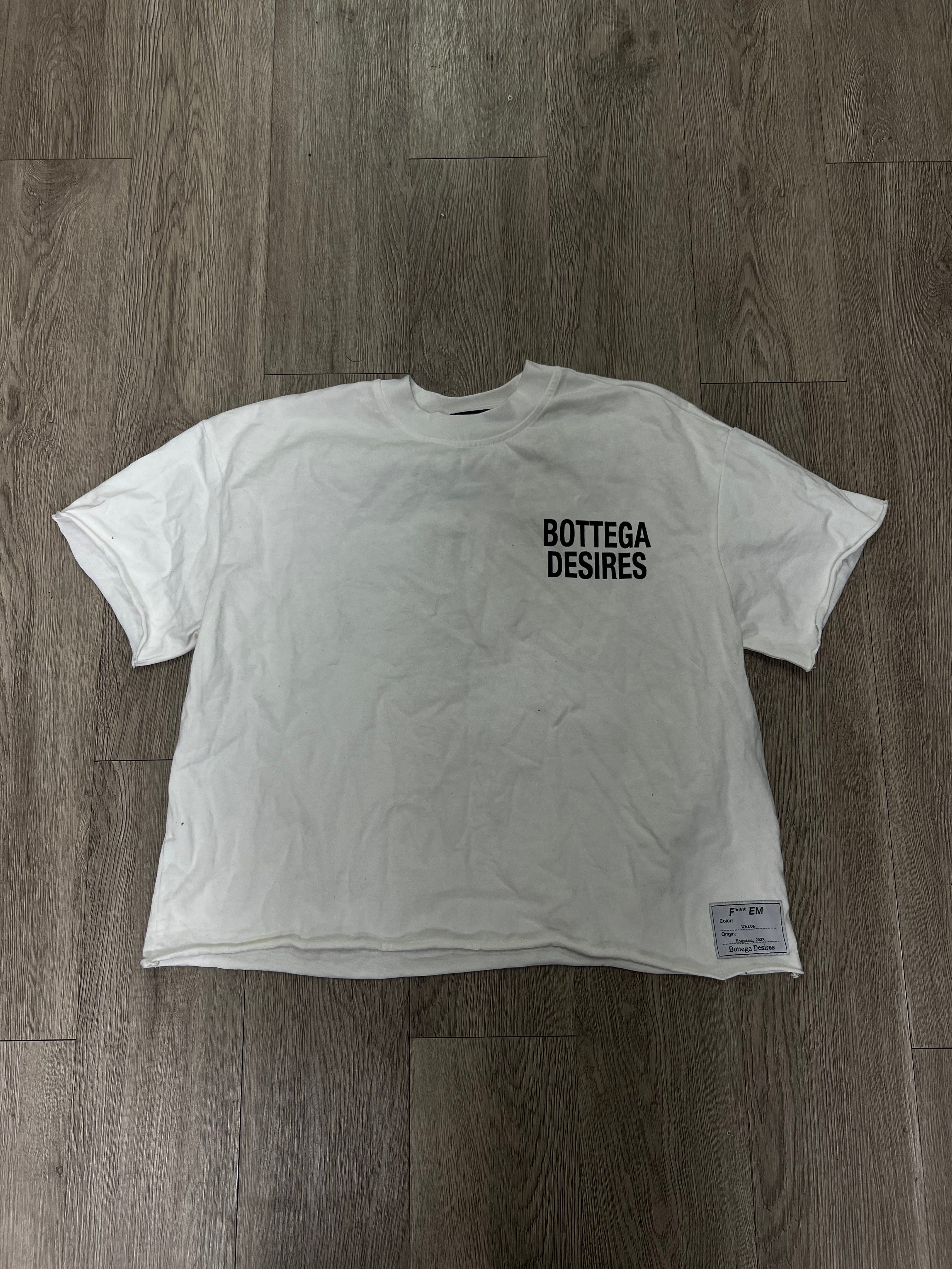 Bottega Desires White Fuck Em Tee