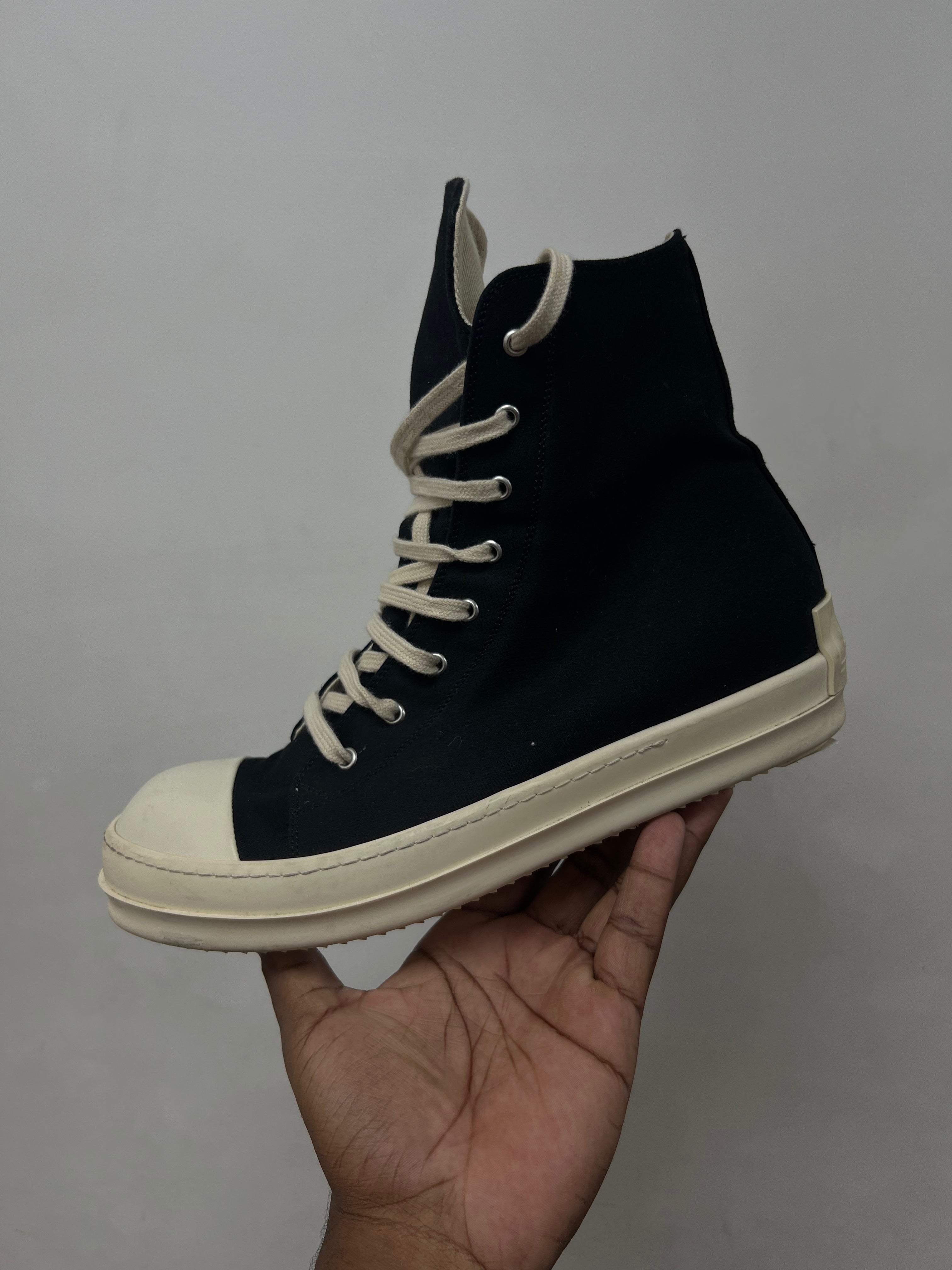 Rick Owens Black DRKSHDW Hi Sneakers